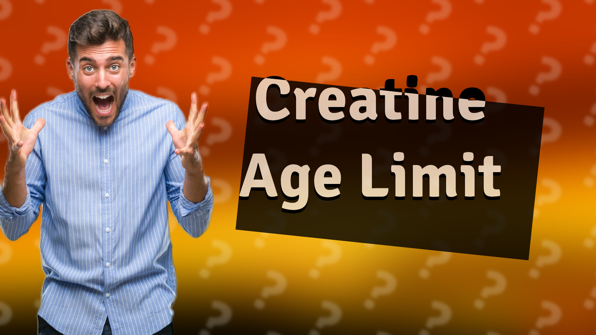 Creatine Age Limit