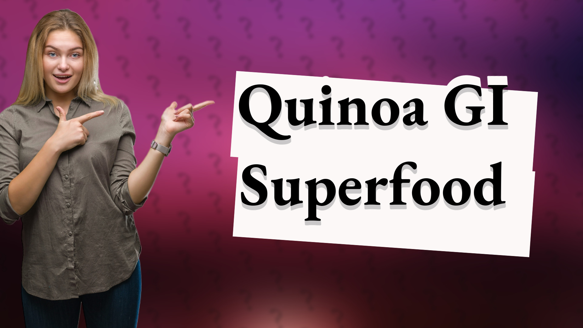 Quinoa GI Superfood