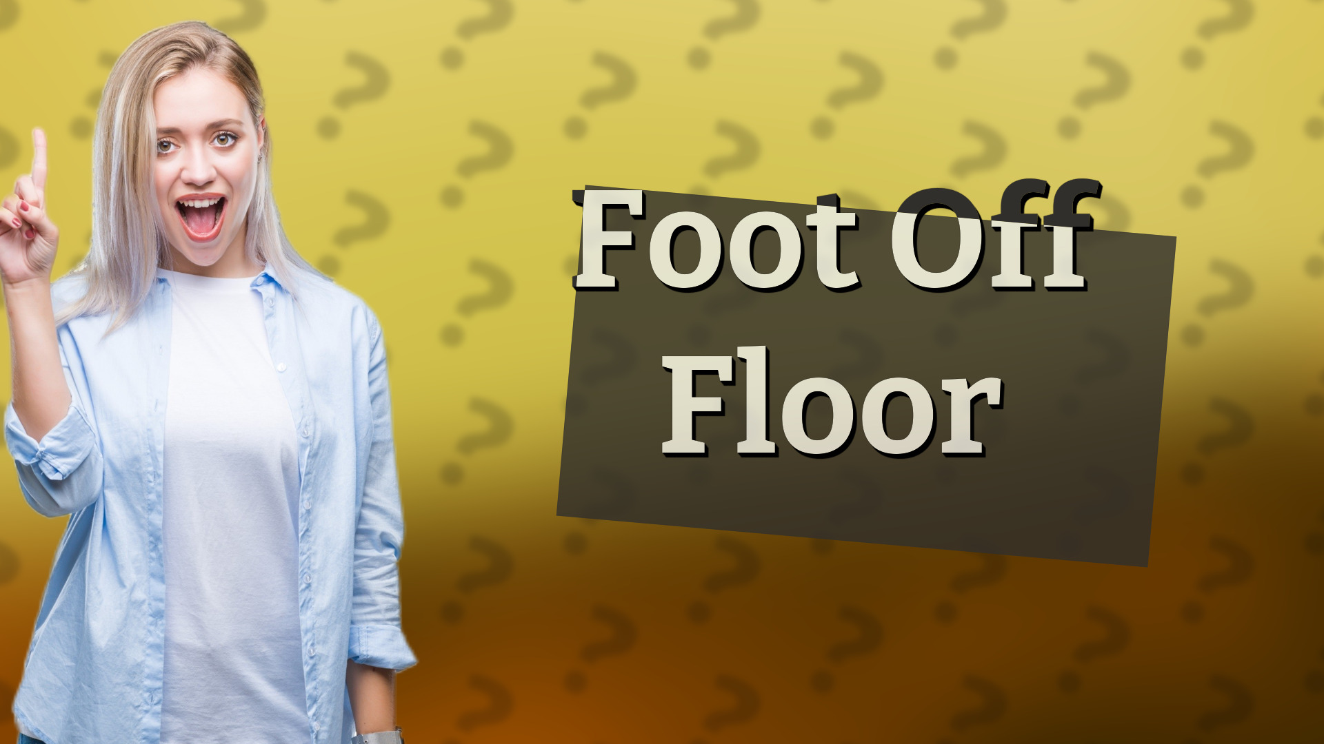 Foot Off Floor