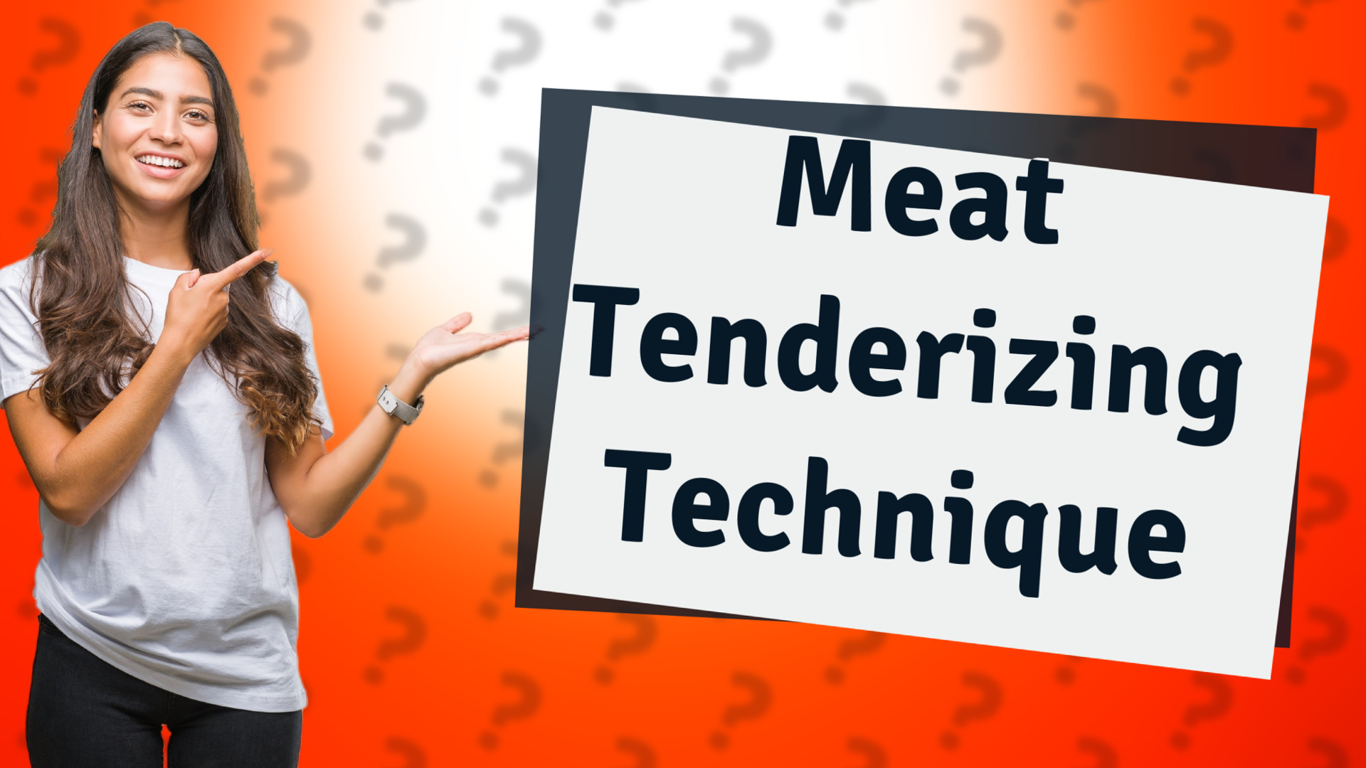Meat Tenderizing Technique