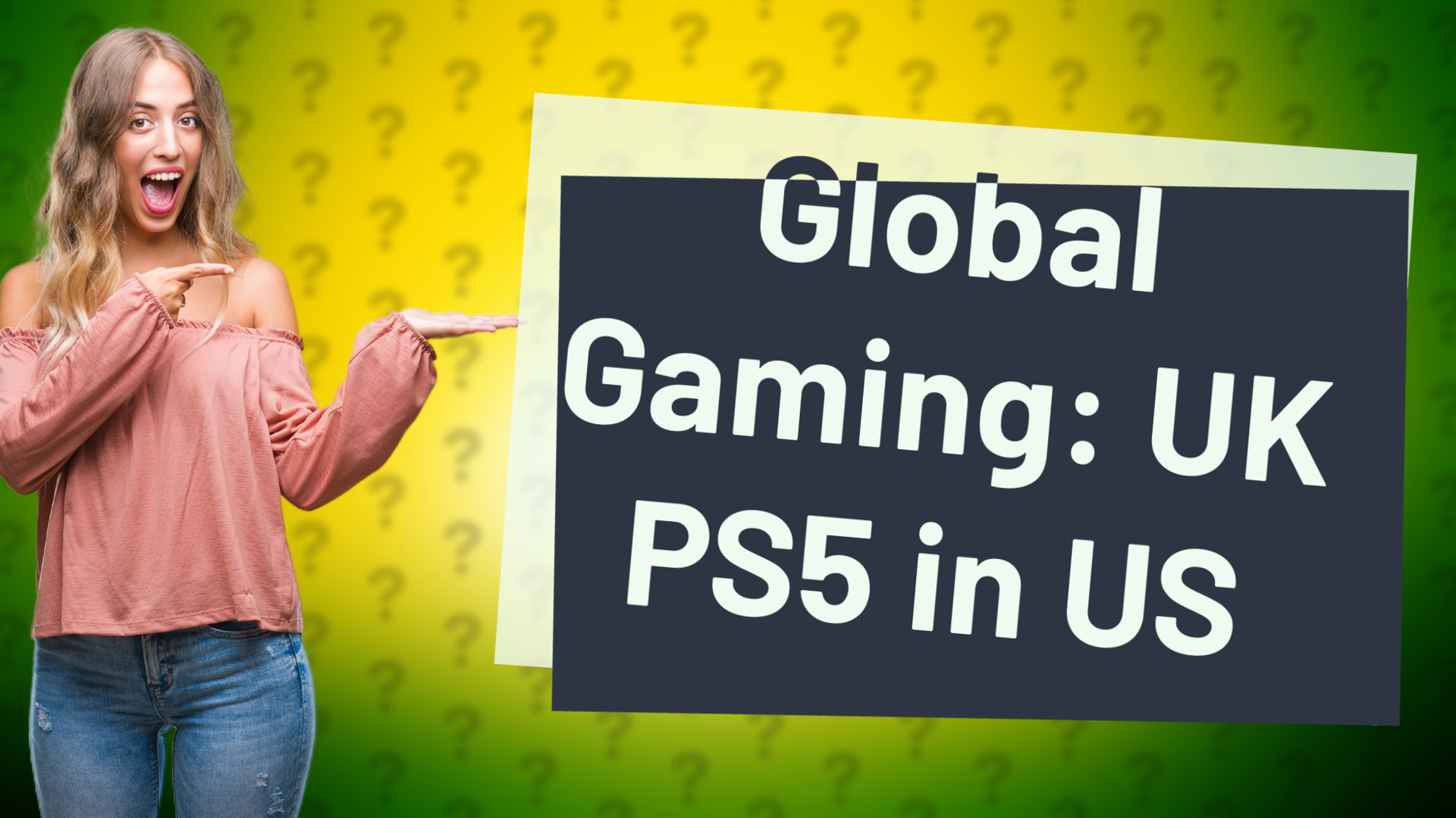 Global Gaming: UK PS5 in US