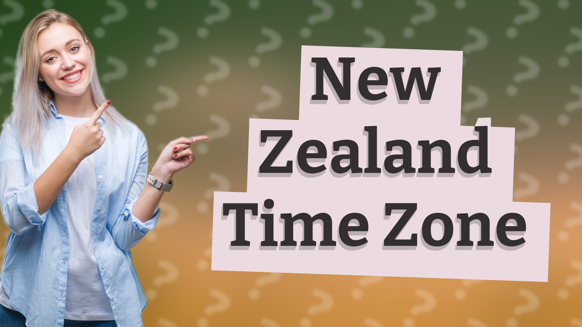 New Zealand Time Zone