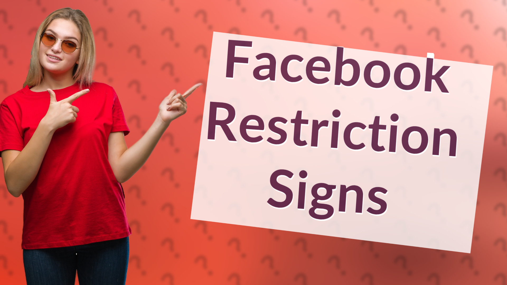 Facebook Restriction Signs