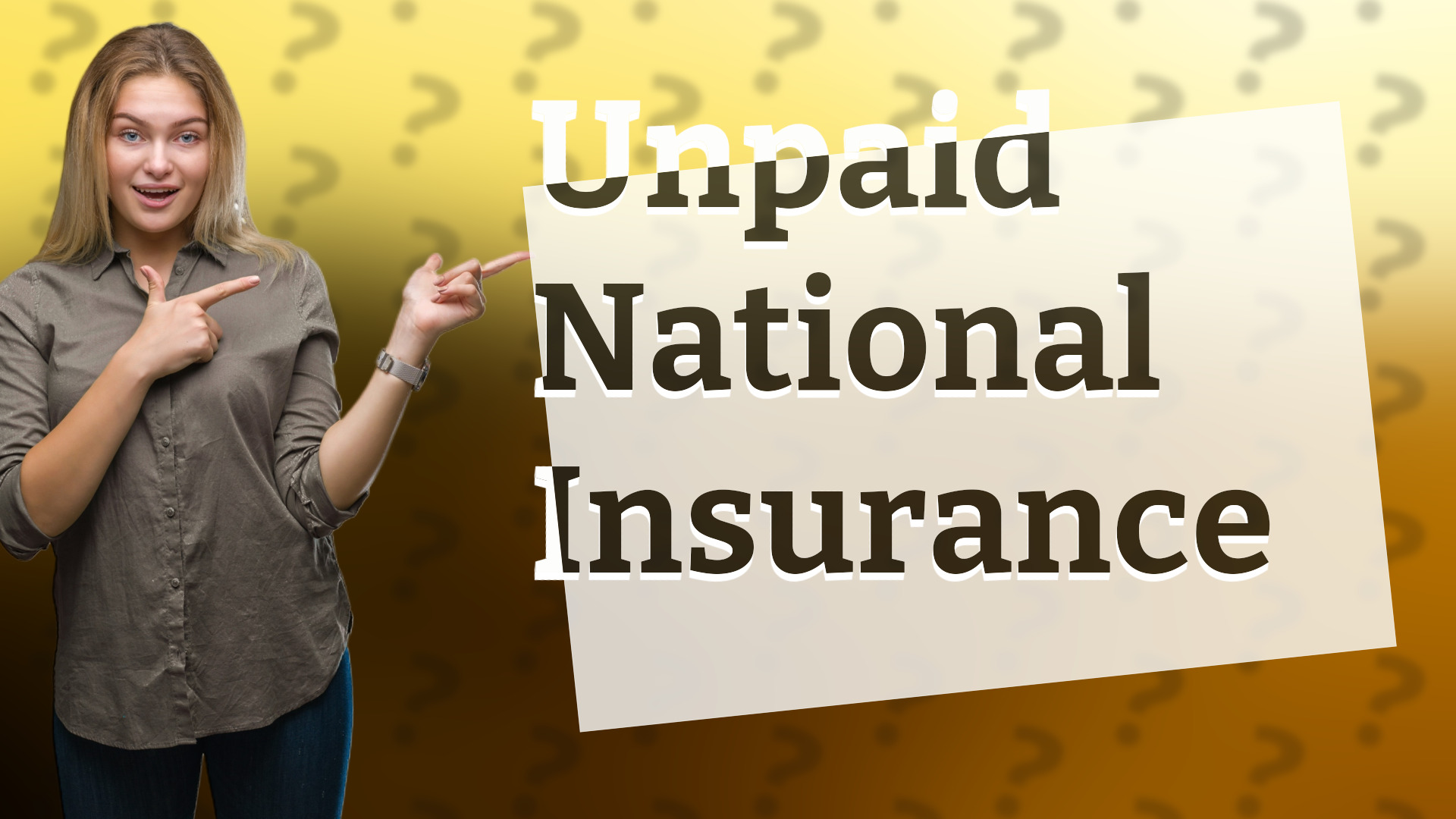 Unpaid National Insurance