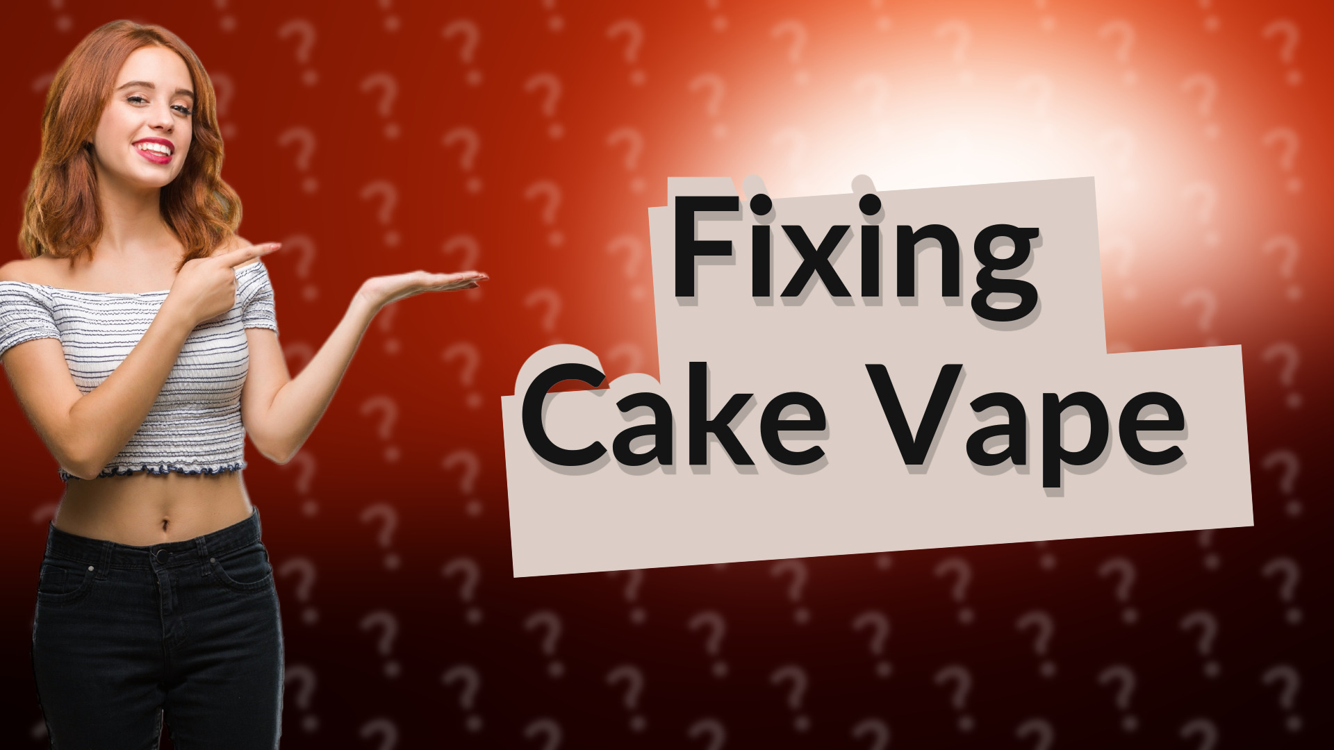 Fixing Cake Vape