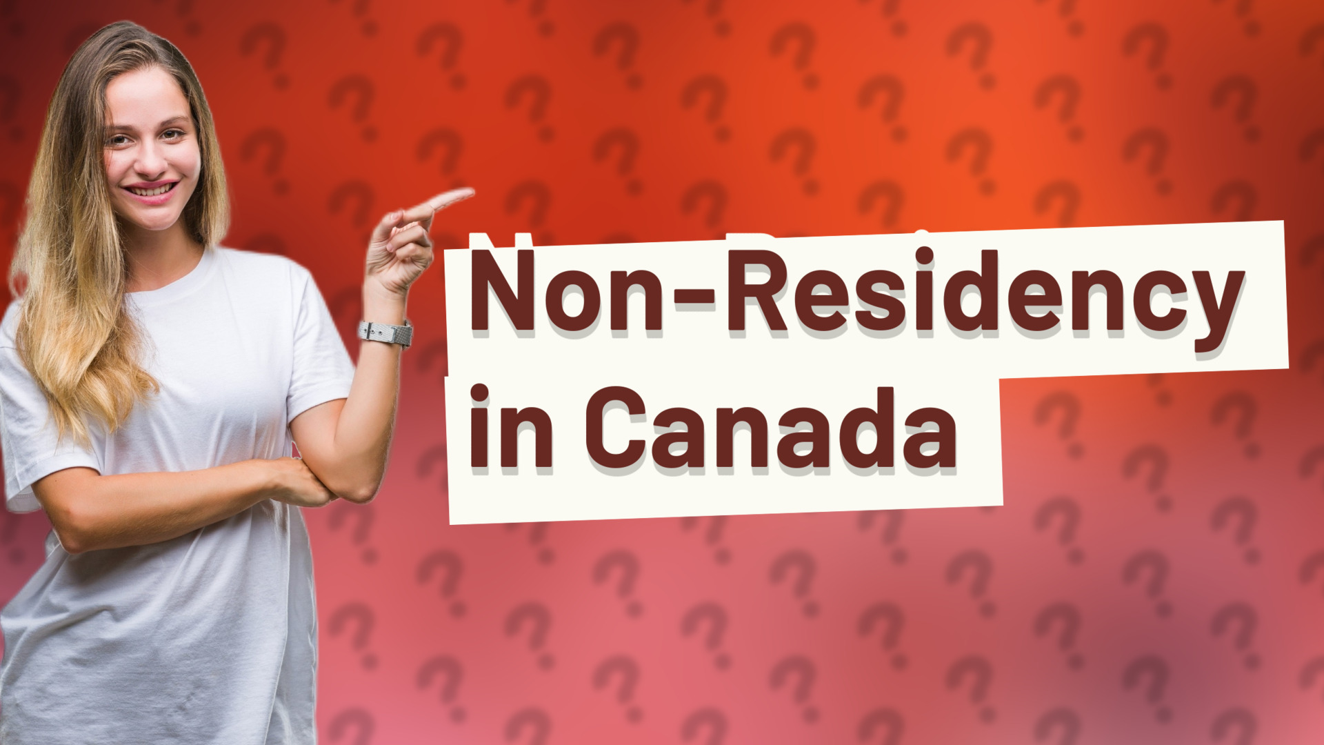 Non-Residency in Canada