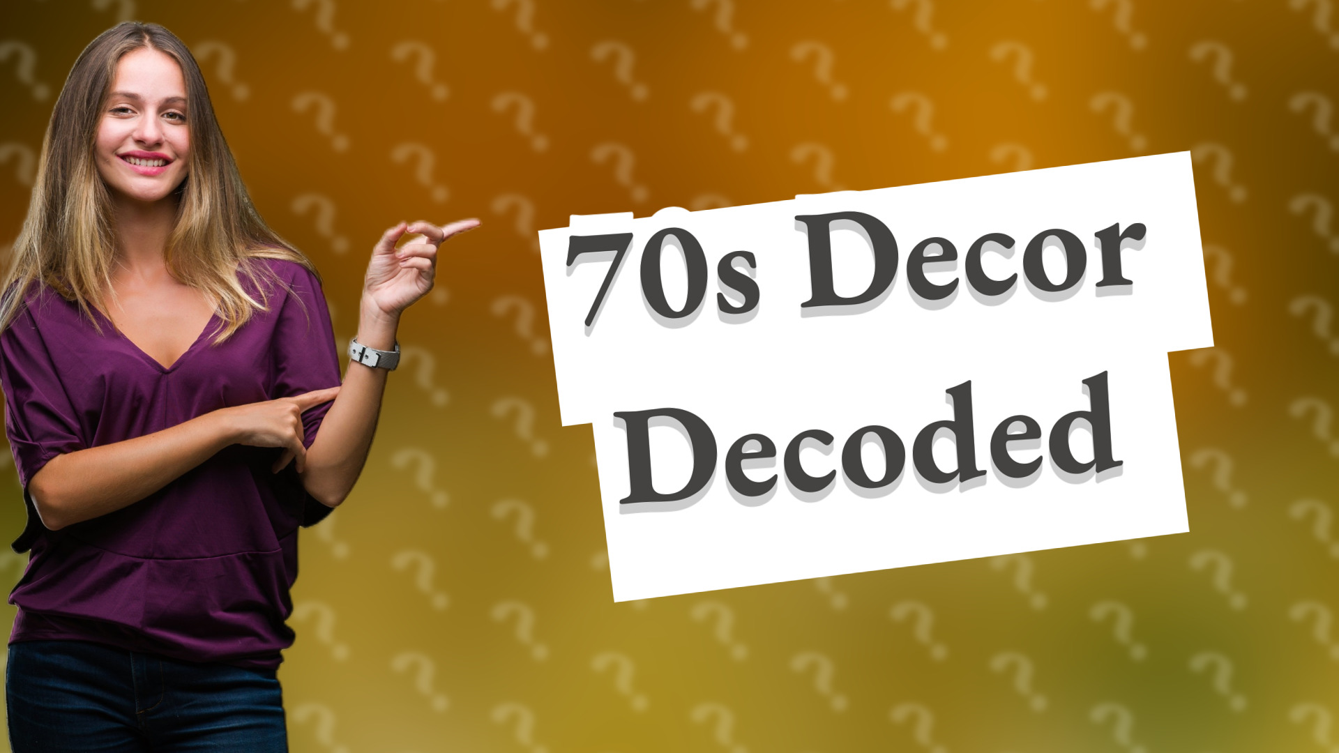 70s Decor Decoded