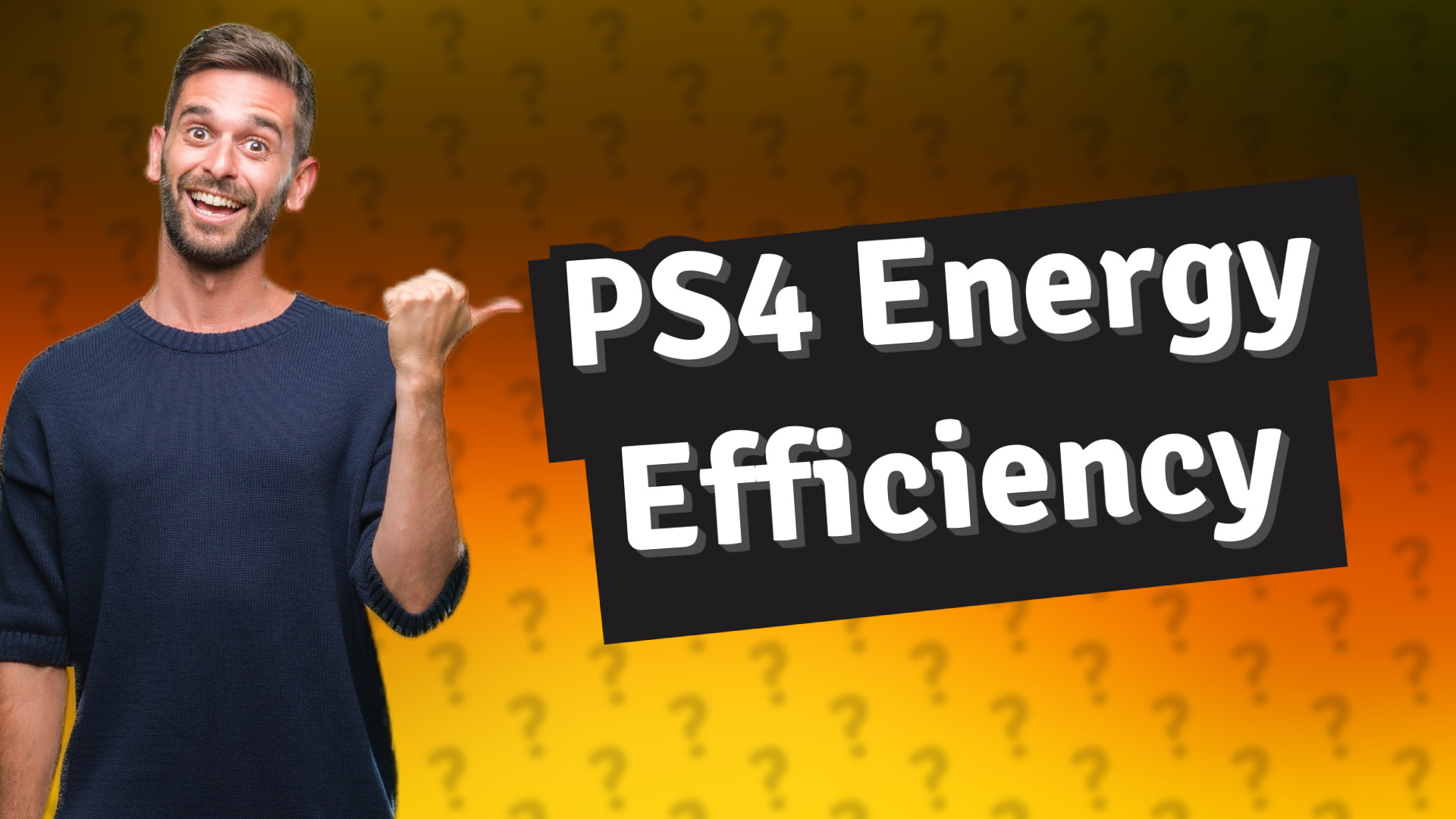 PS4 Energy Efficiency