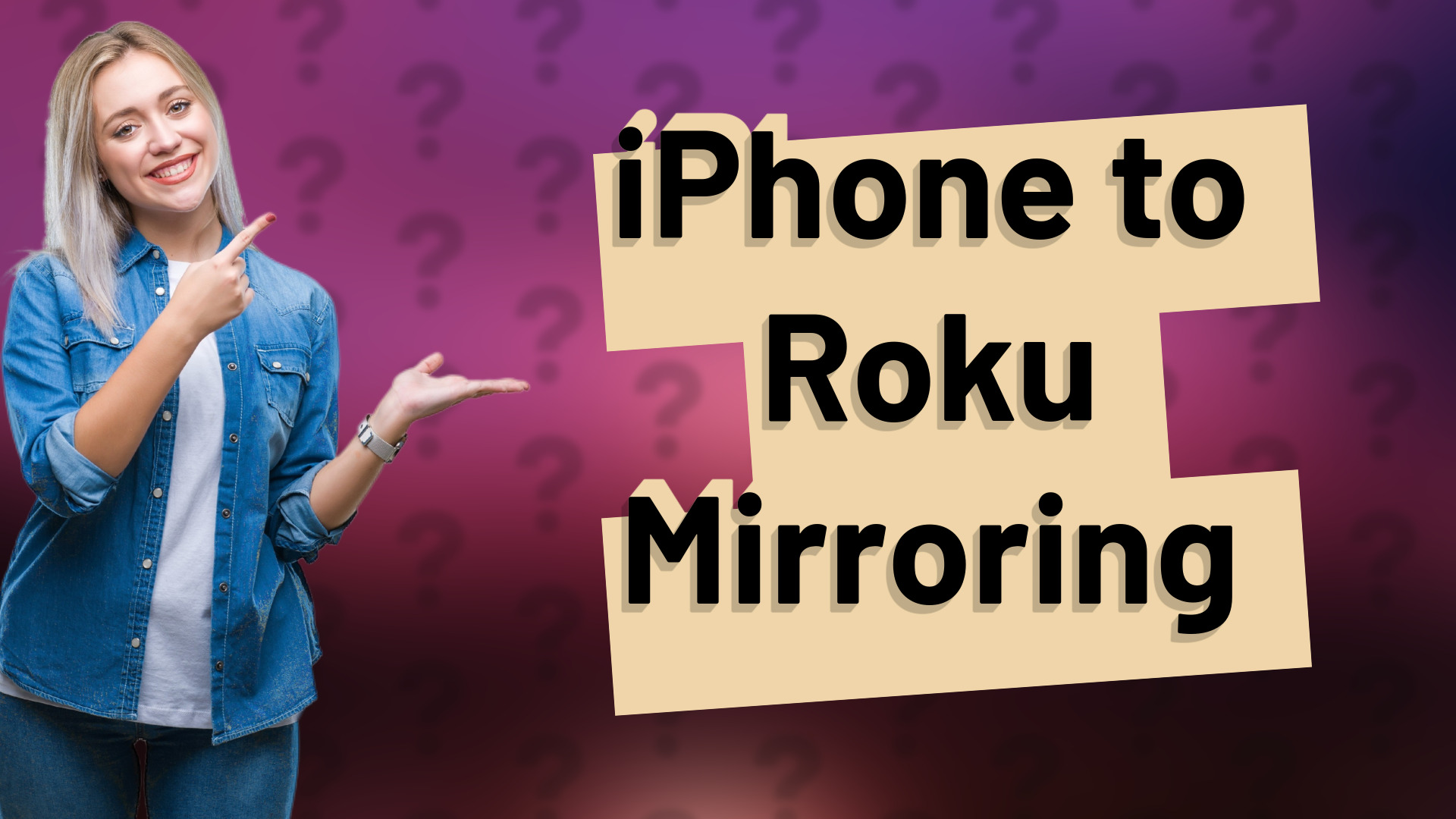 iPhone to Roku Mirroring
