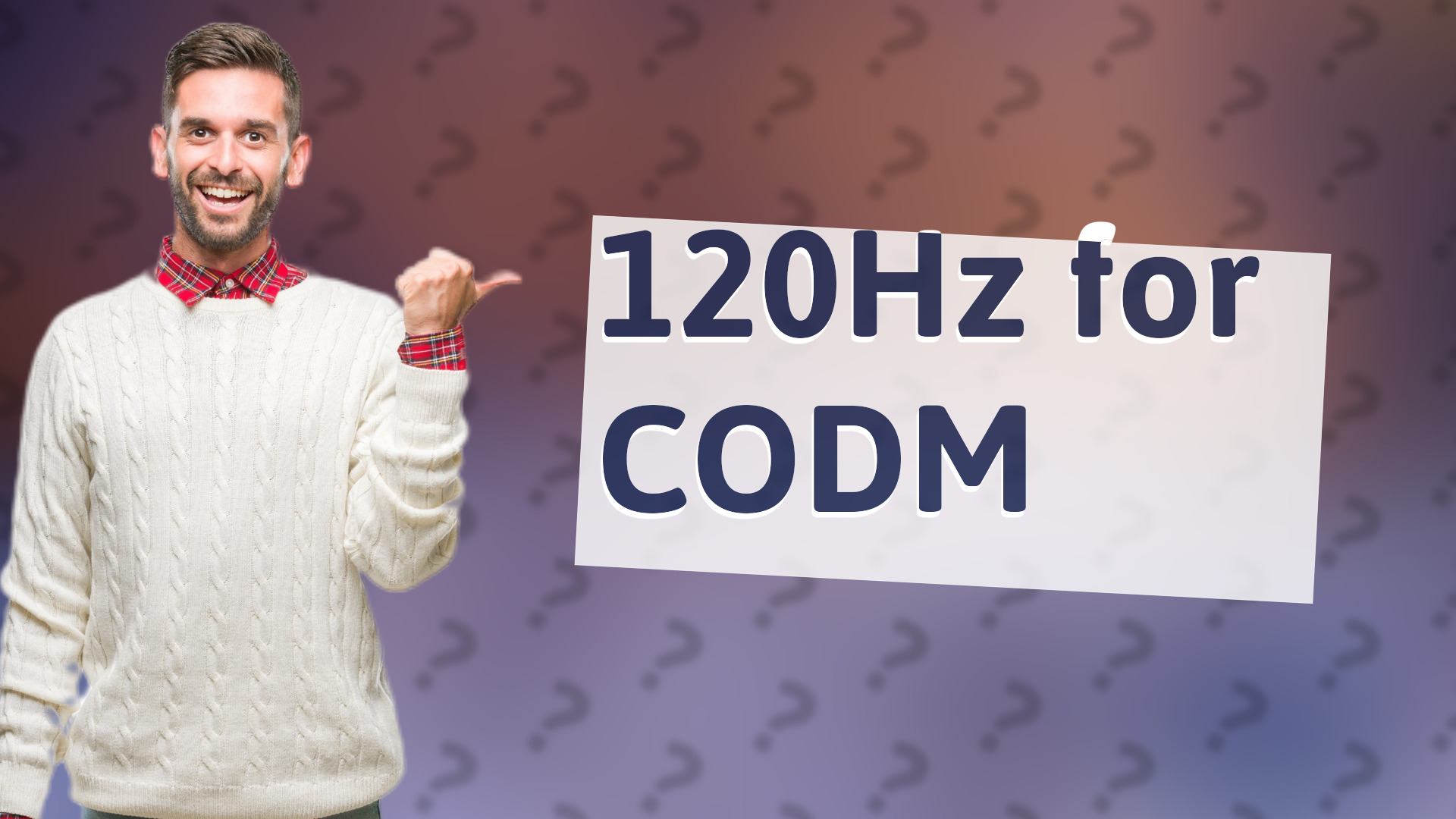 120Hz for CODM
