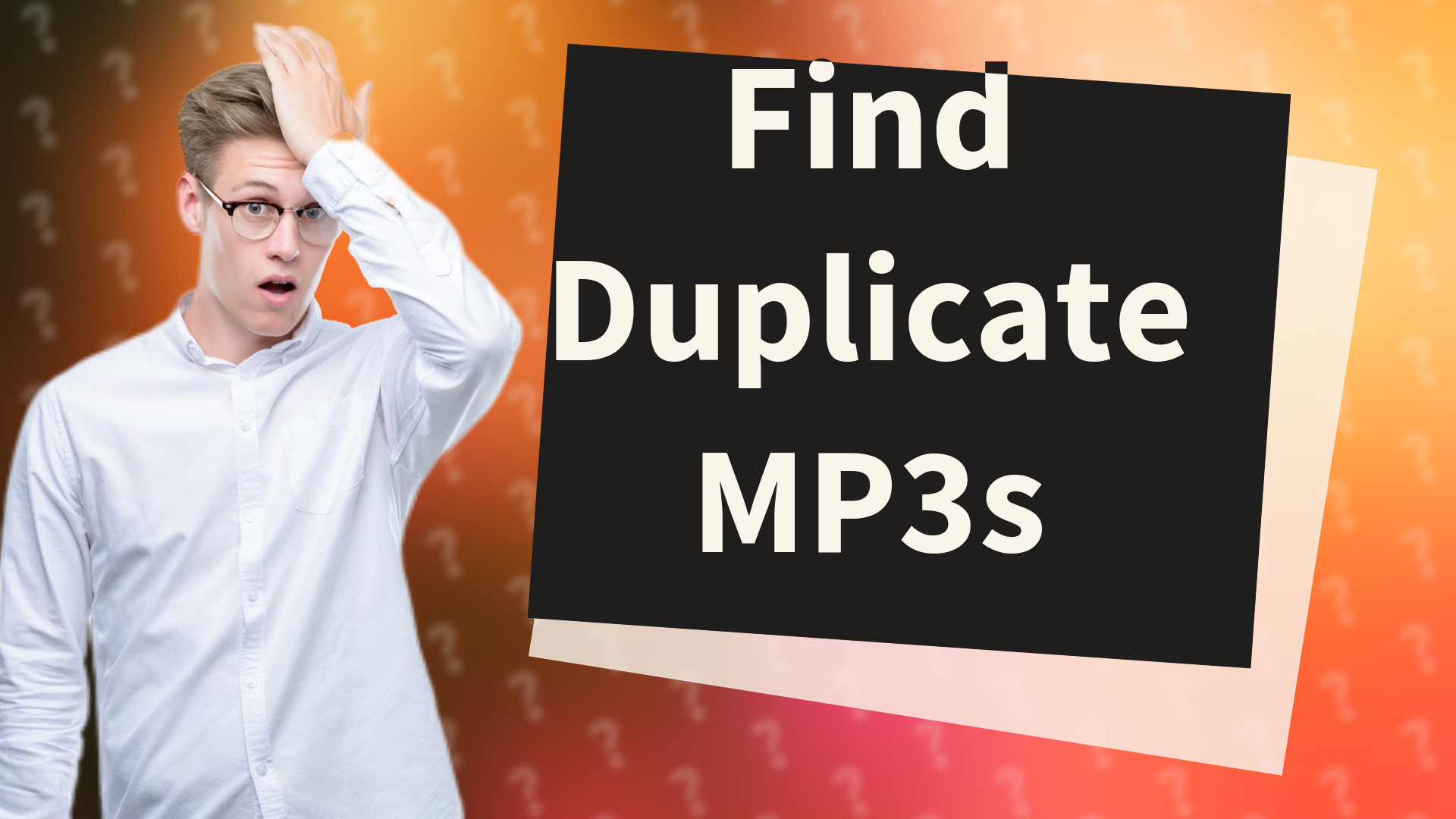 Find Duplicate MP3s