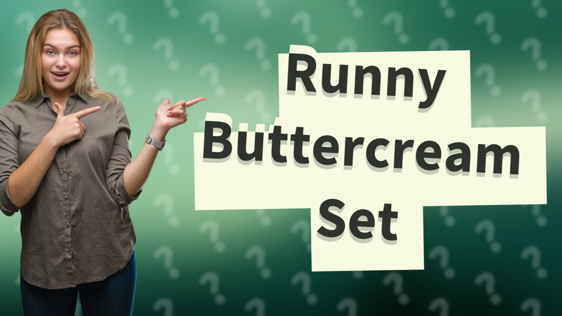 Runny Buttercream Set
