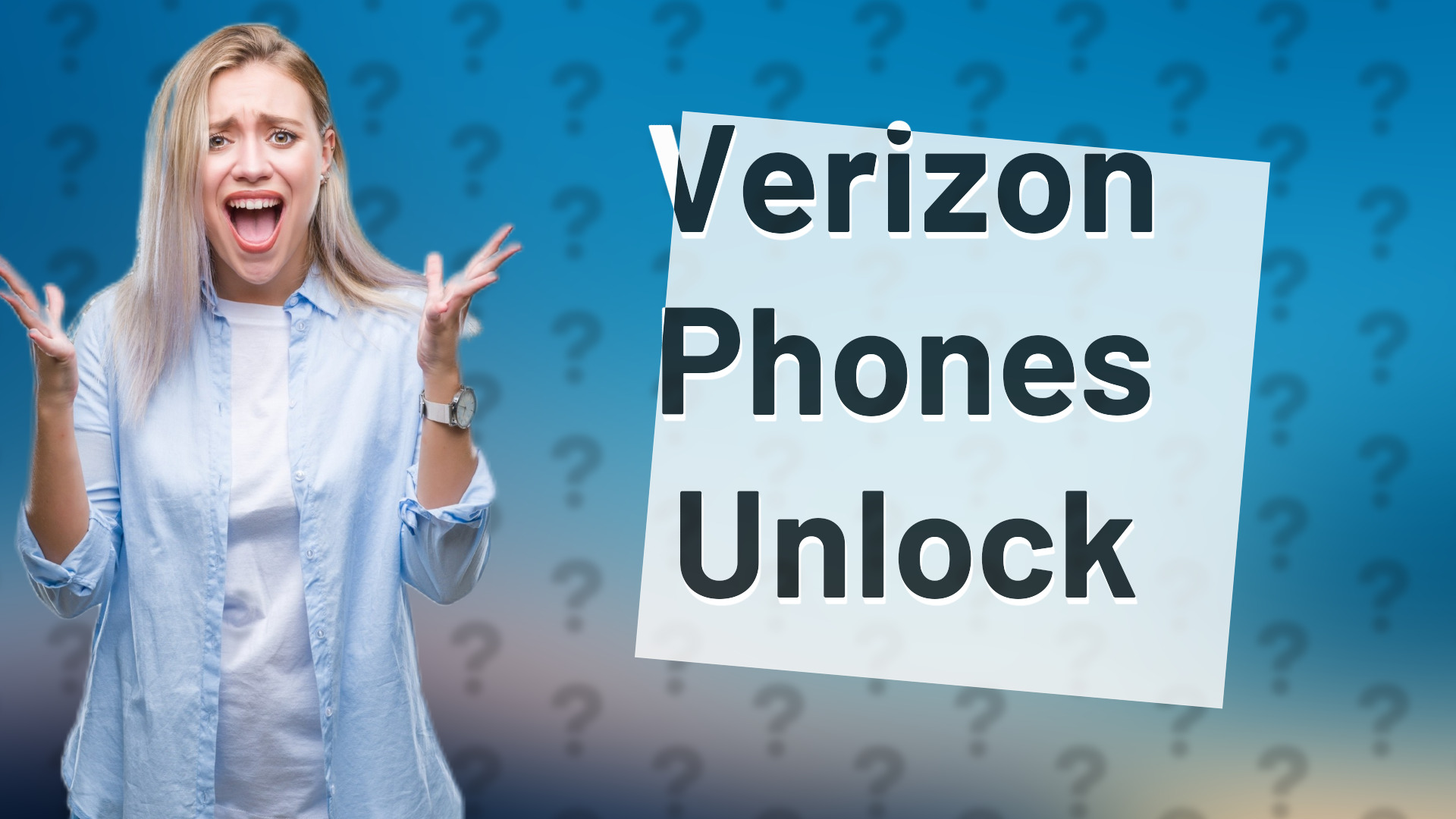 Verizon Phones Unlock