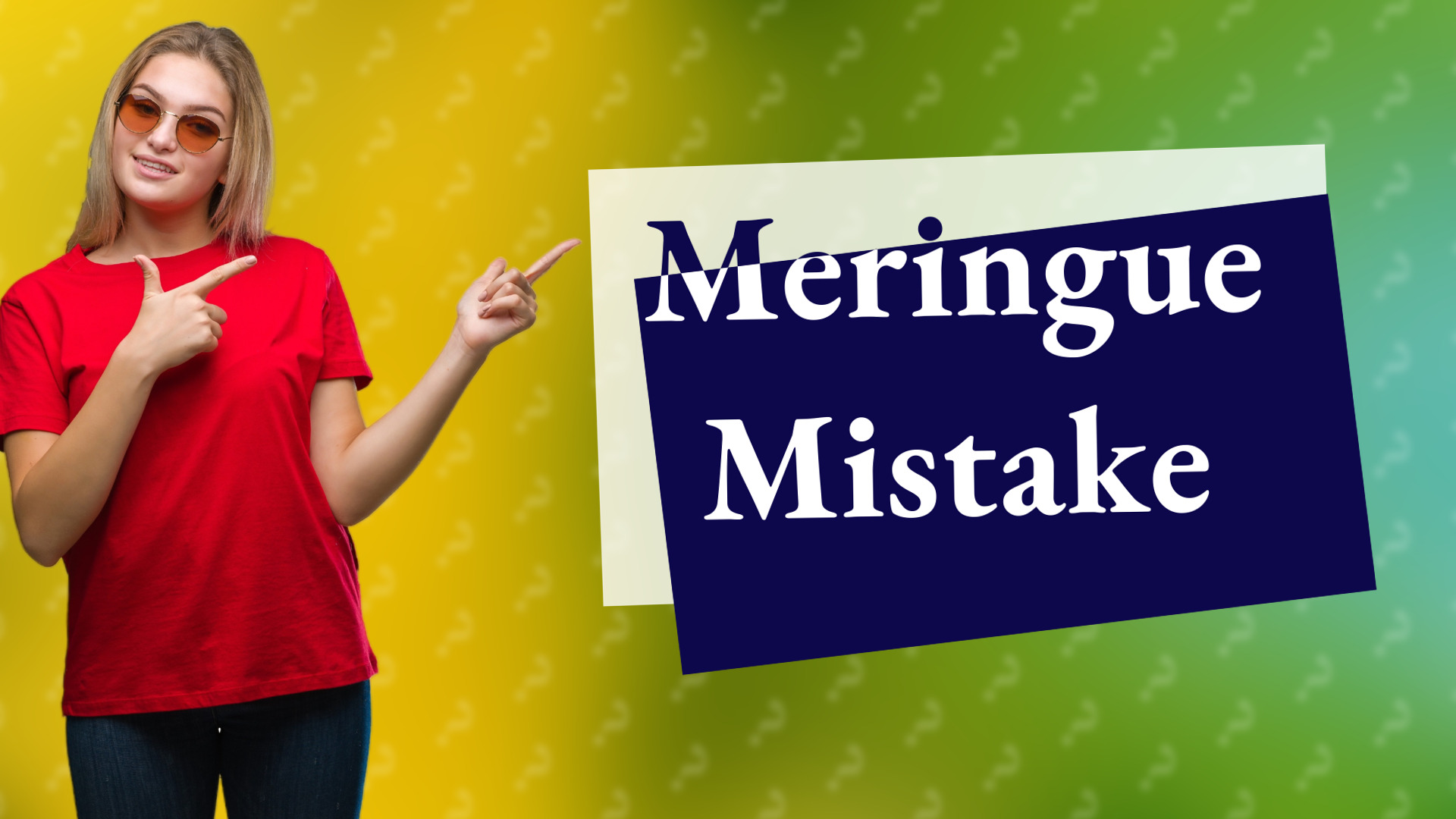 Meringue Mistake