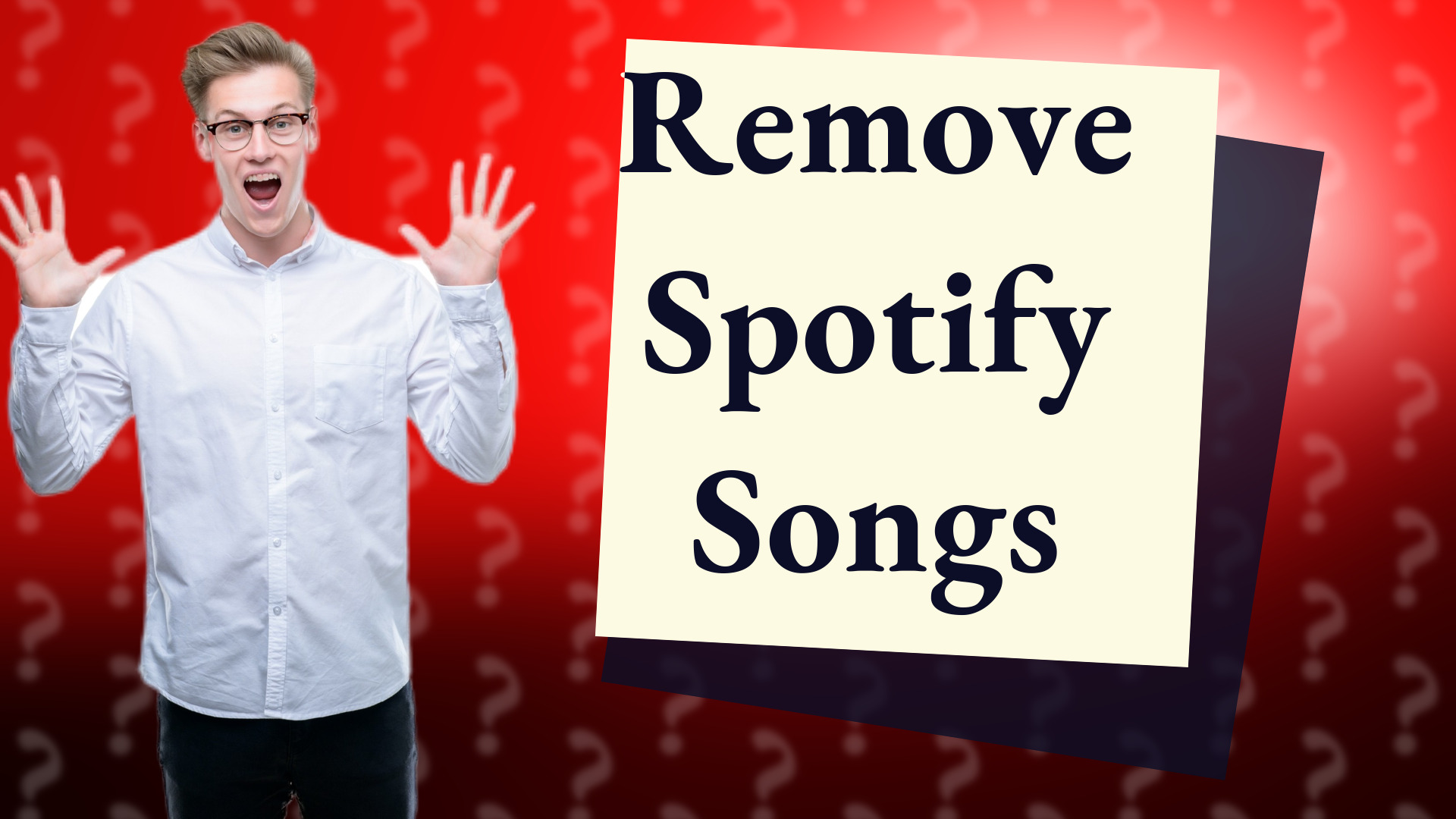 Remove Spotify Songs