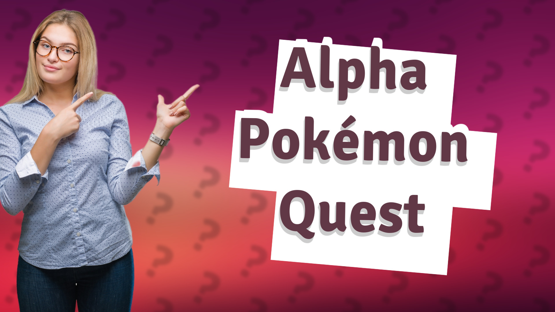 Alpha Pokémon Quest