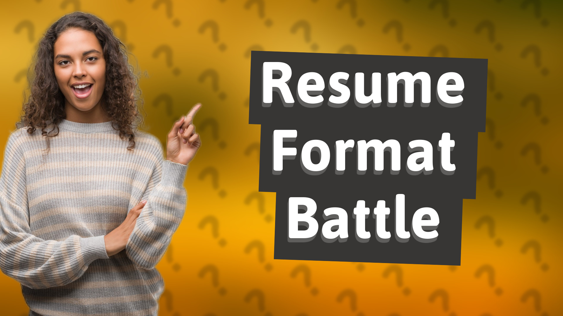 Resume Format Battle