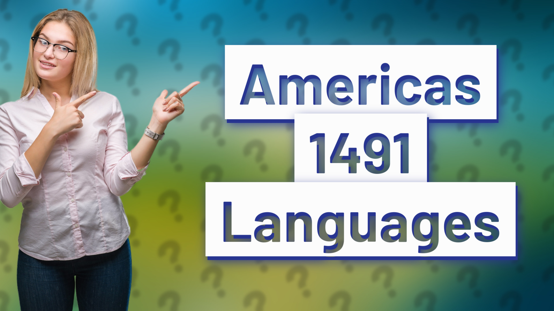 Americas 1491 Languages