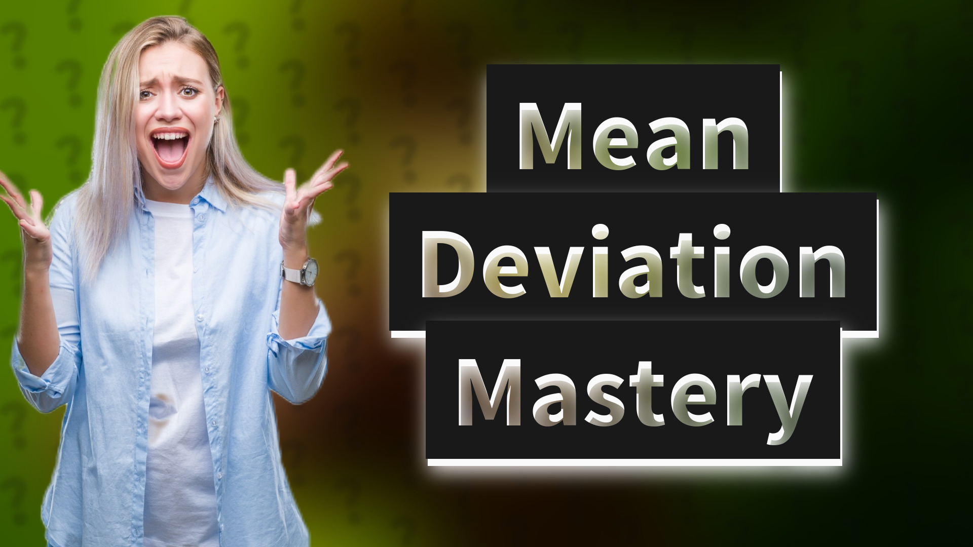 Mean Deviation Mastery