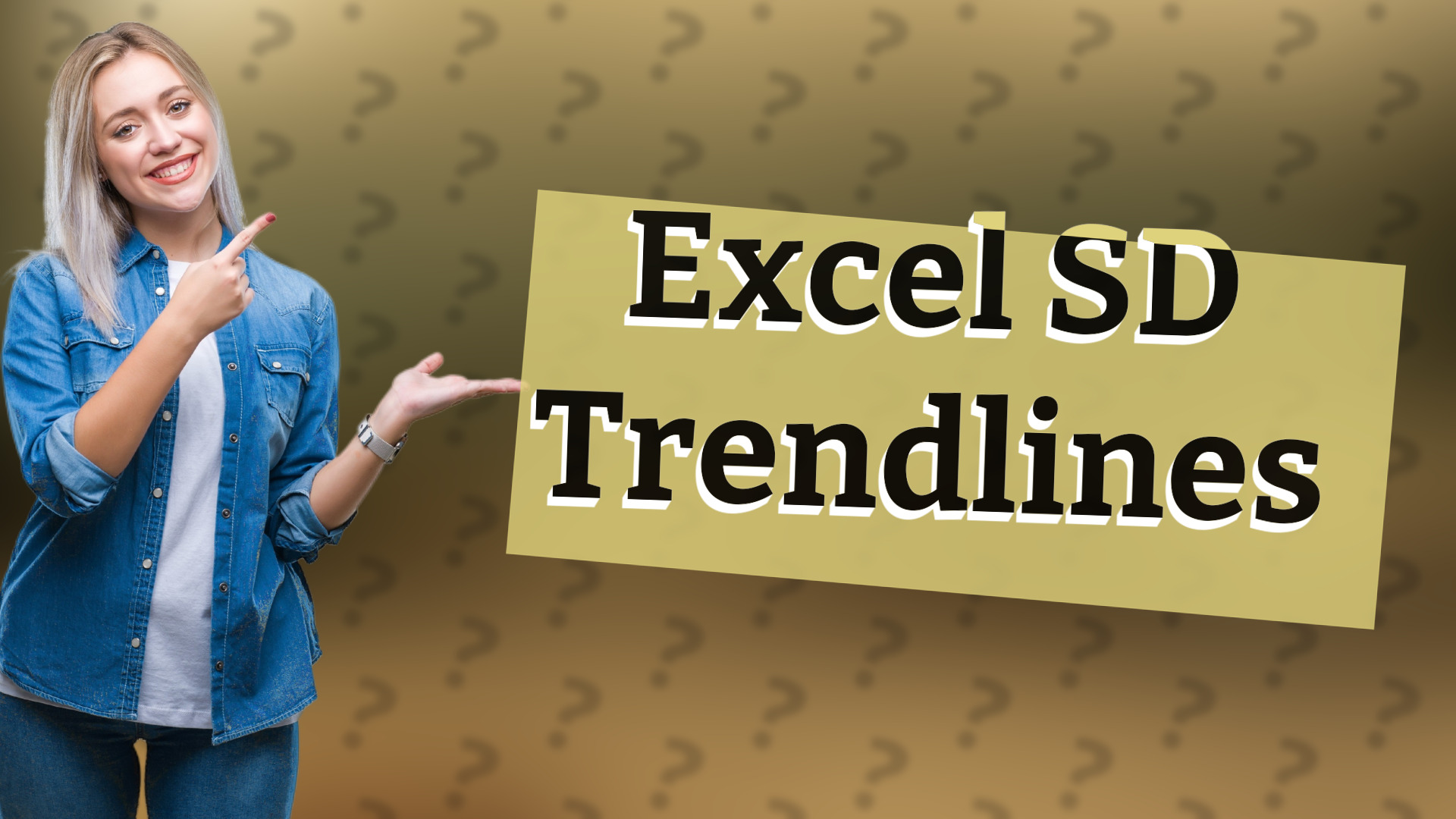 Excel SD Trendlines