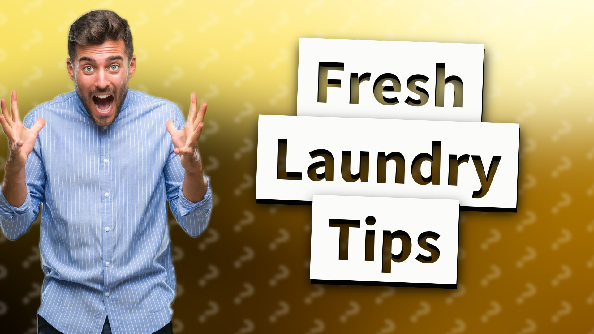 Fresh Laundry Tips