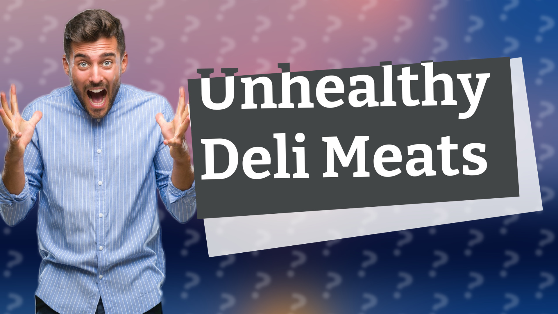 Unhealthy Deli Meats
