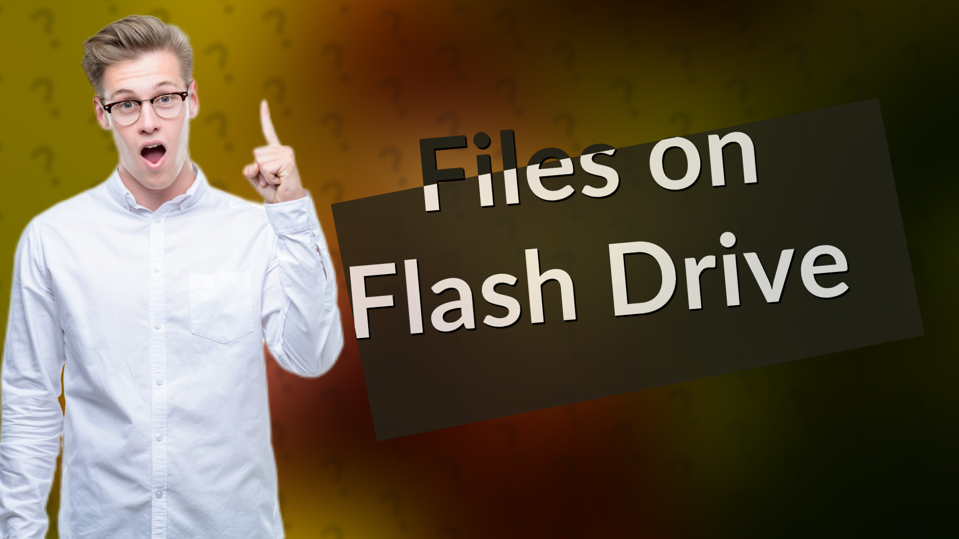 Files on Flash Drive