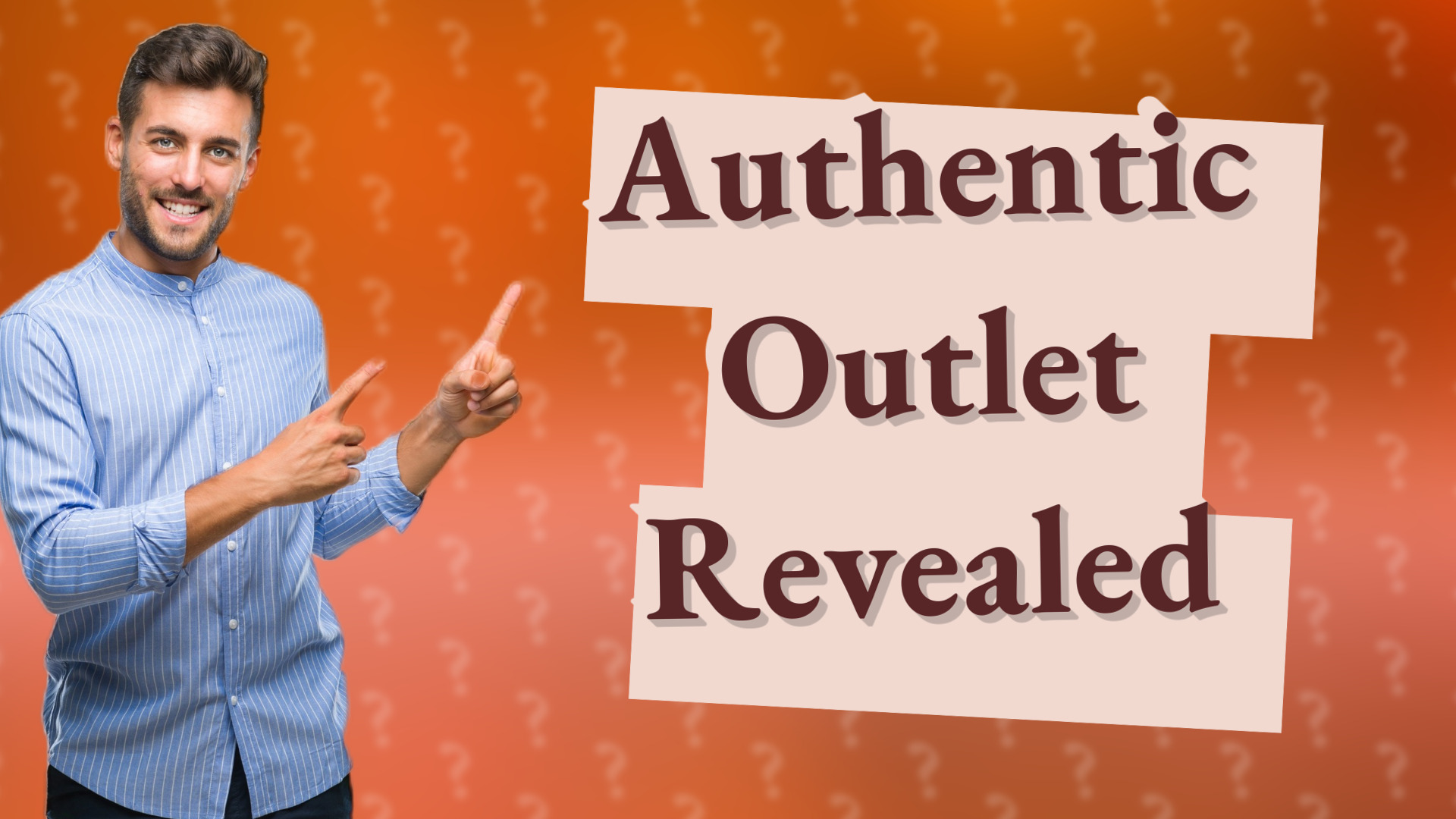 Authentic Outlet Revealed