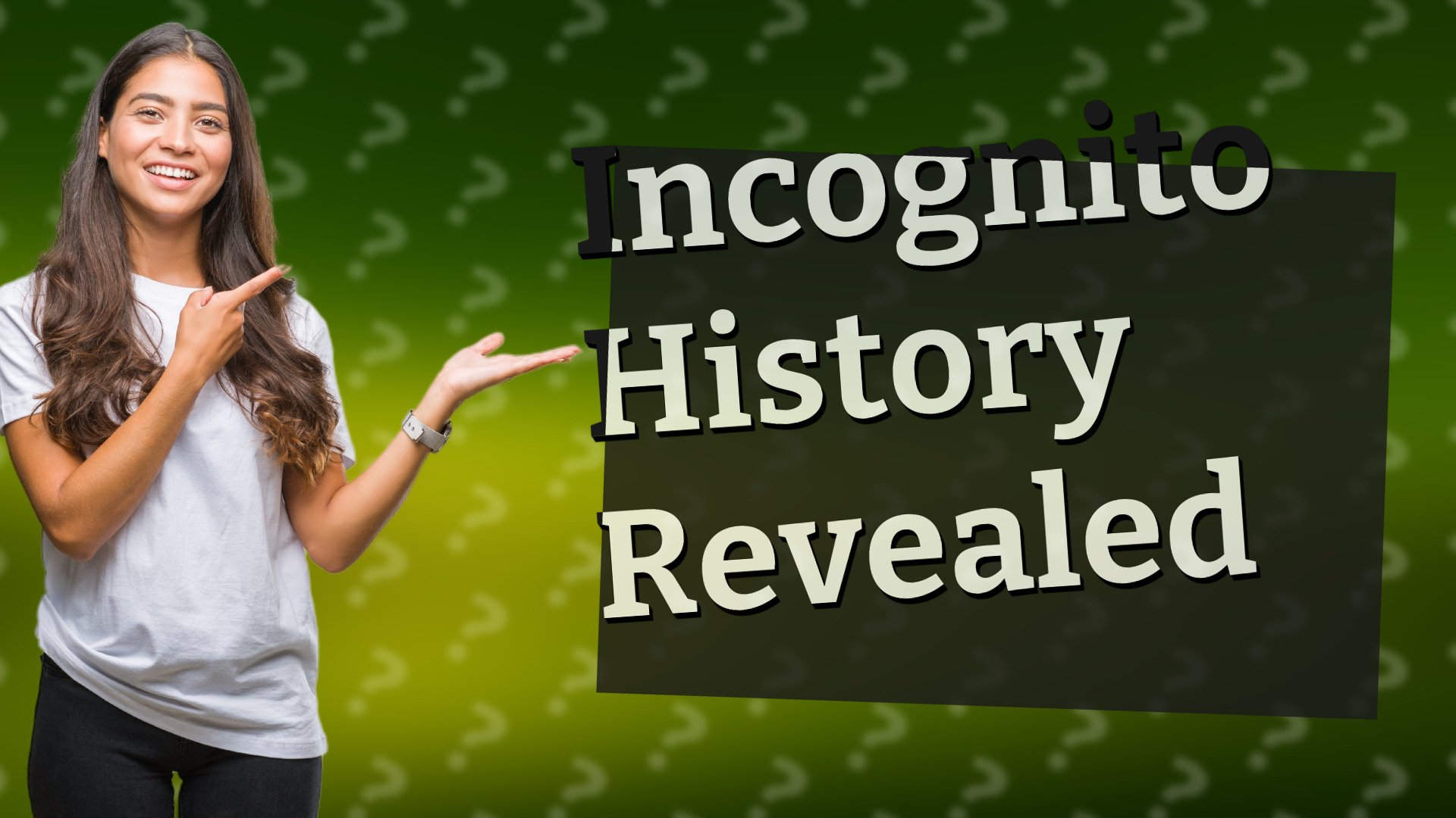 Incognito History Revealed
