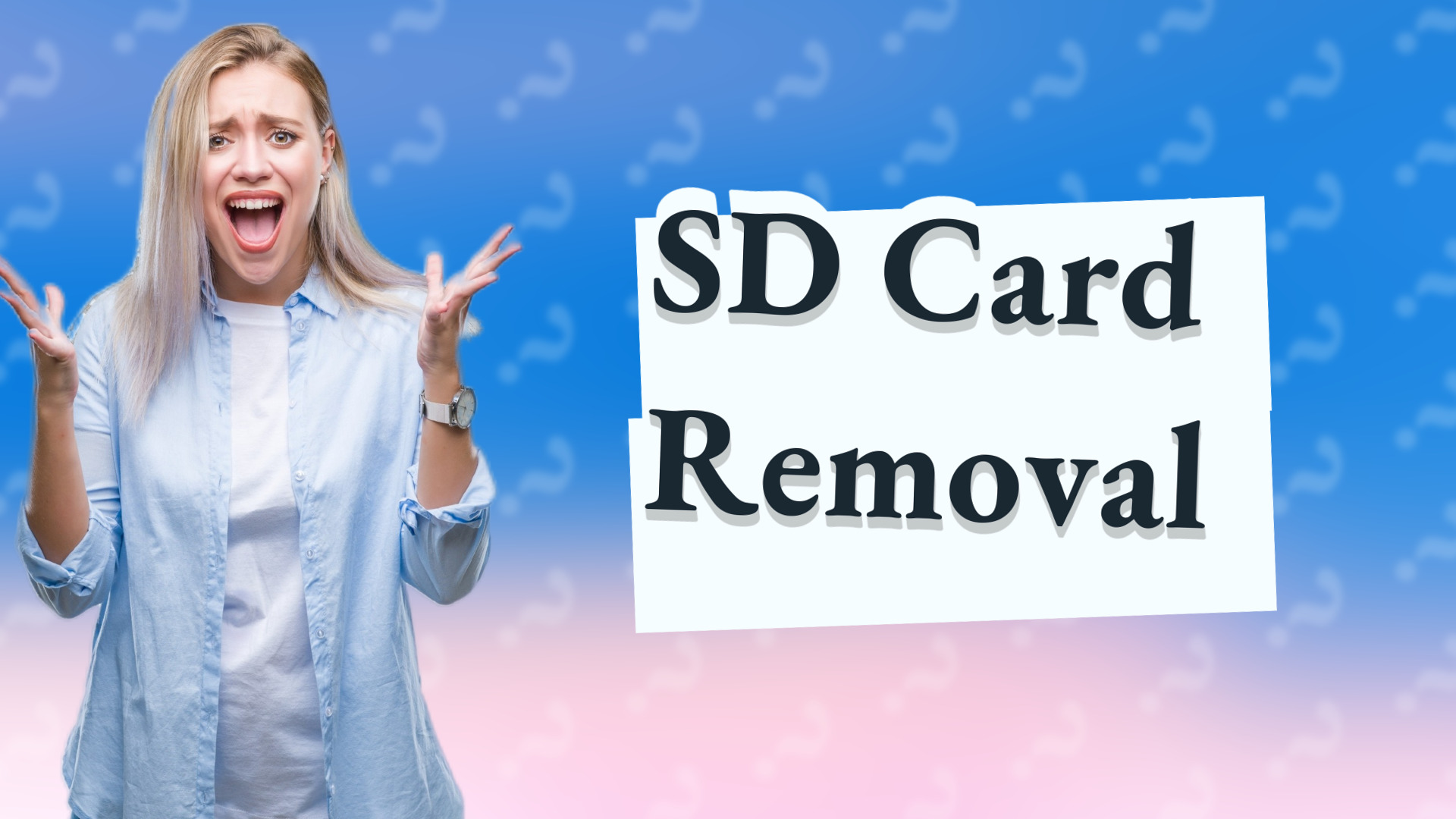 SD Card Removal