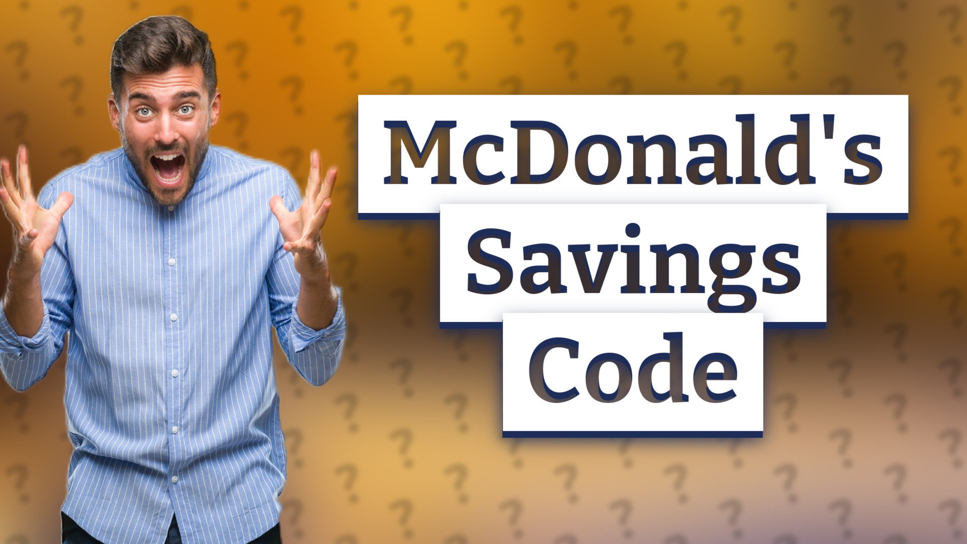 McDonald's Savings Code