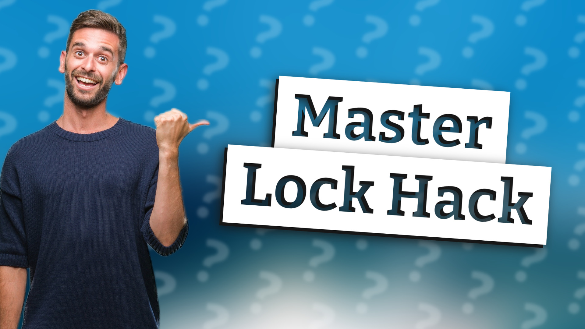 Master Lock Hack