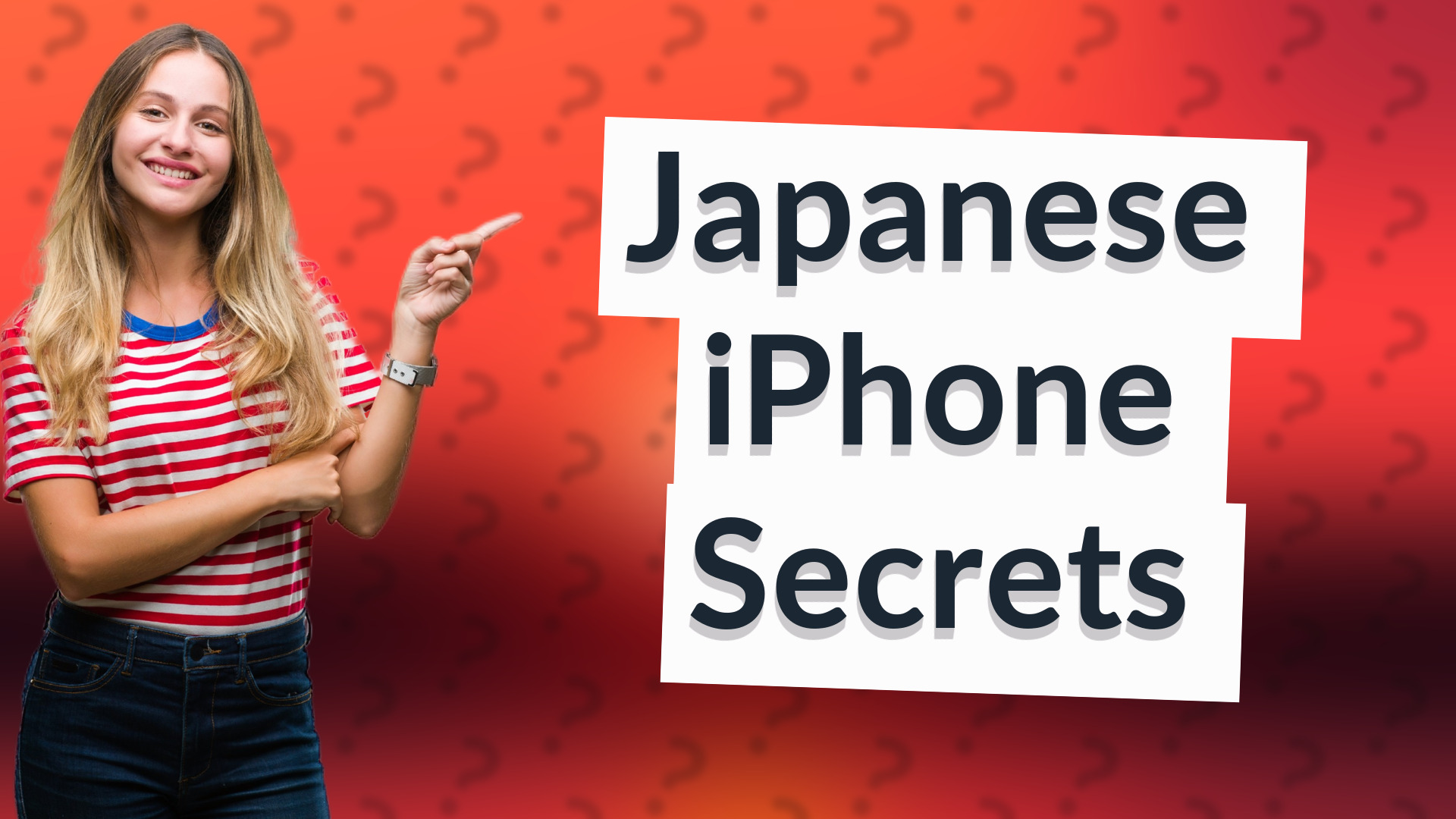 Japanese iPhone Secrets