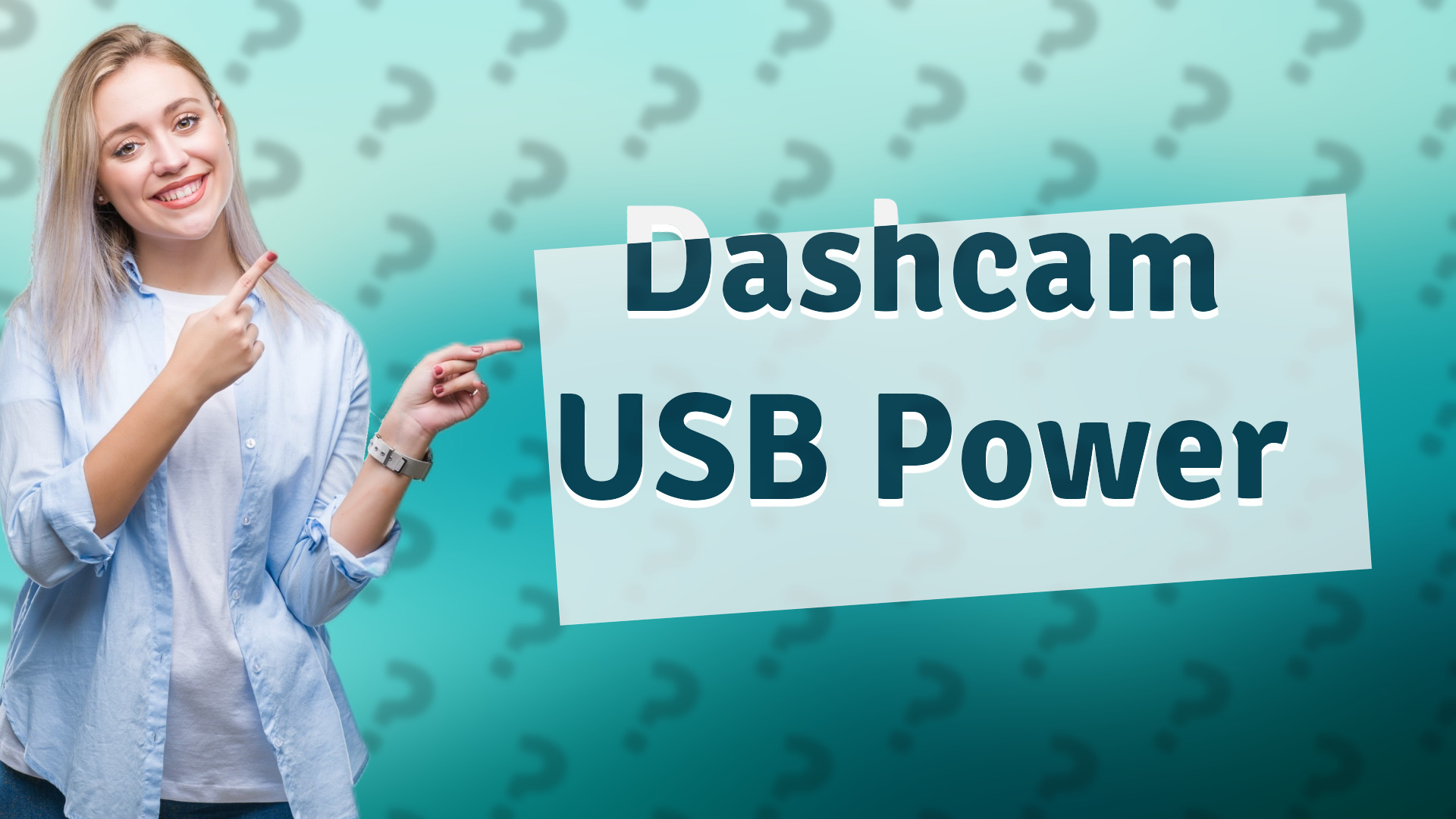 Dashcam USB Power