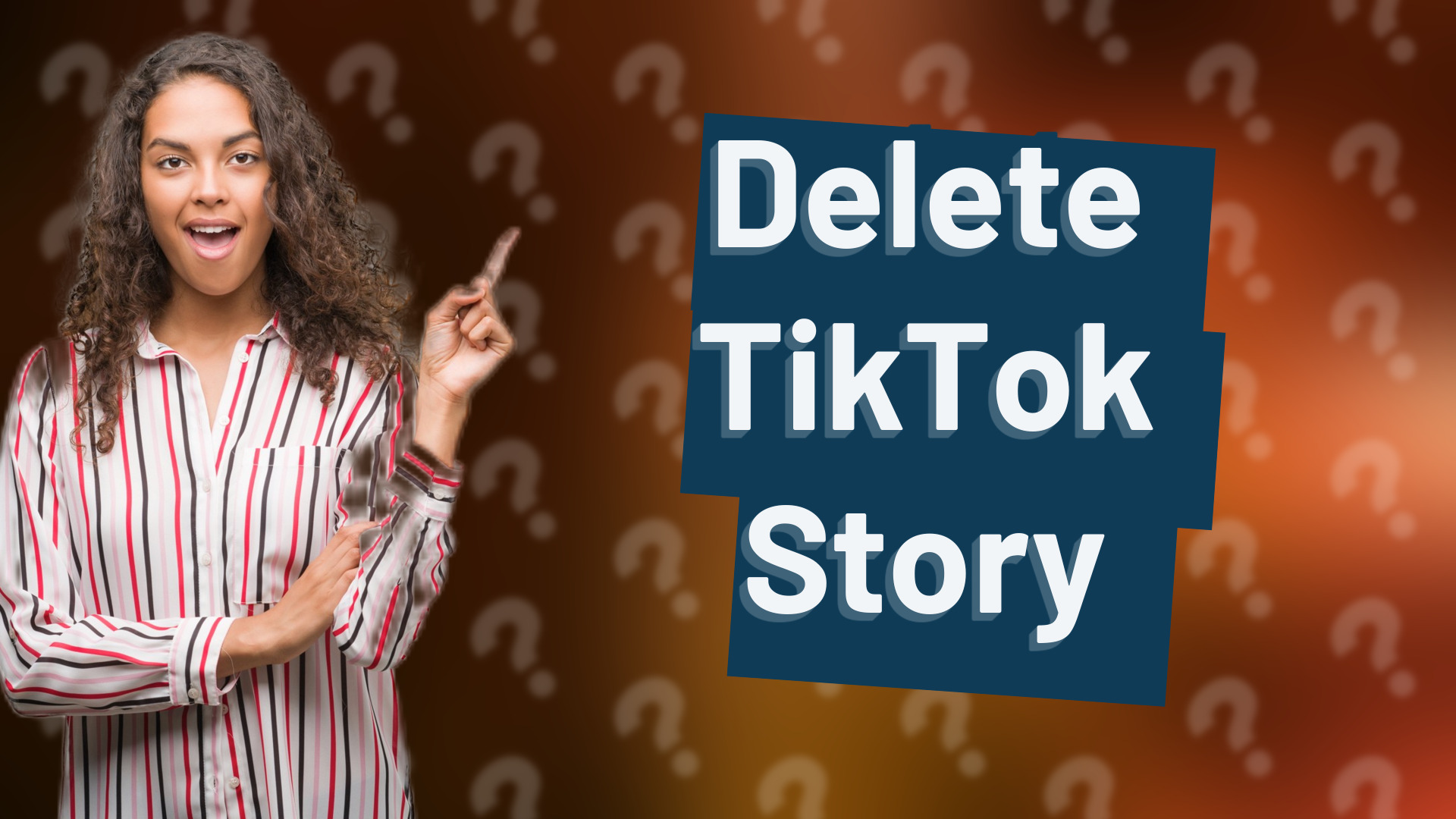 Delete TikTok Story