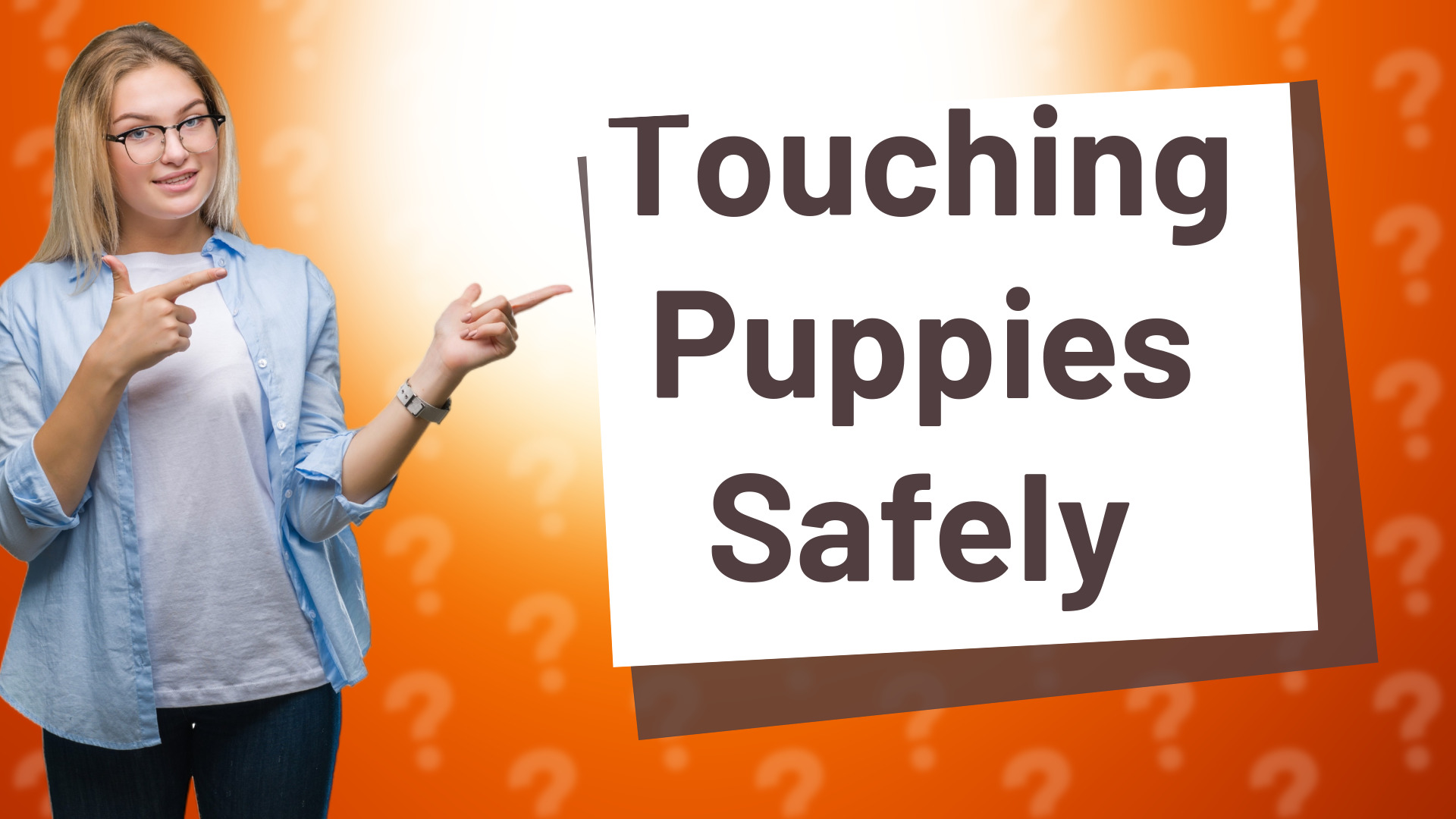 Touching Puppies Safely