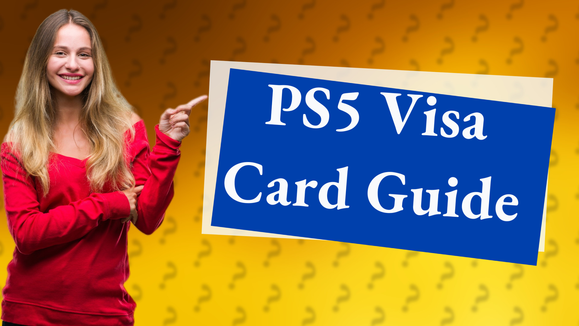 PS5 Visa Card Guide