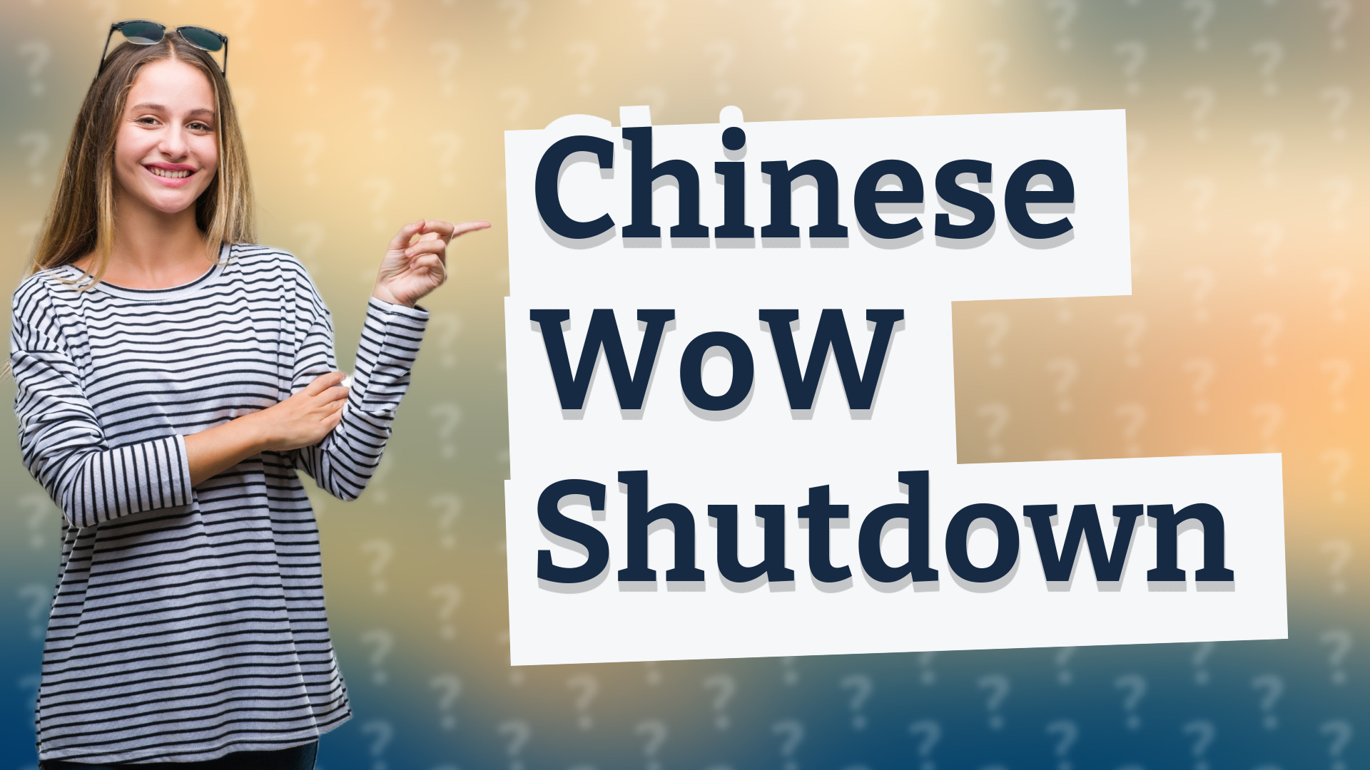 Chinese WoW Shutdown