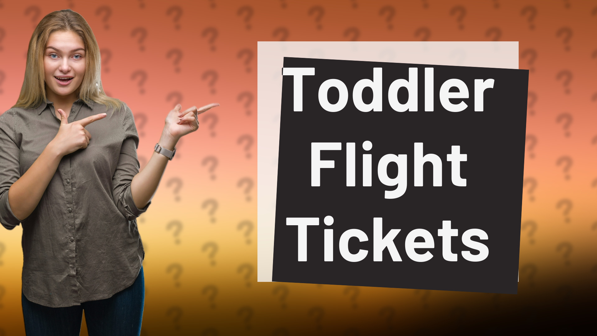 Toddler Flight Tickets