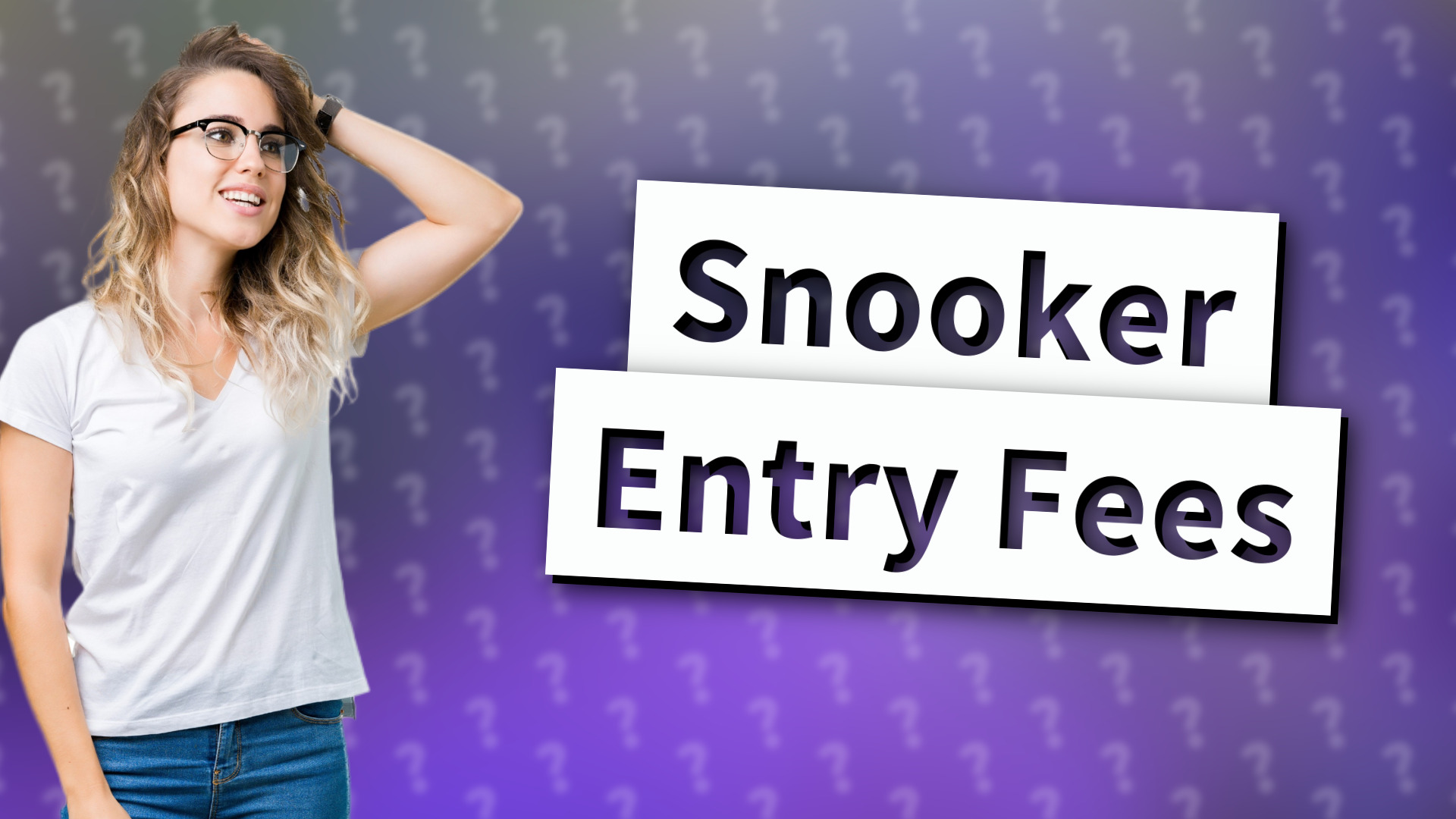 Snooker Entry Fees