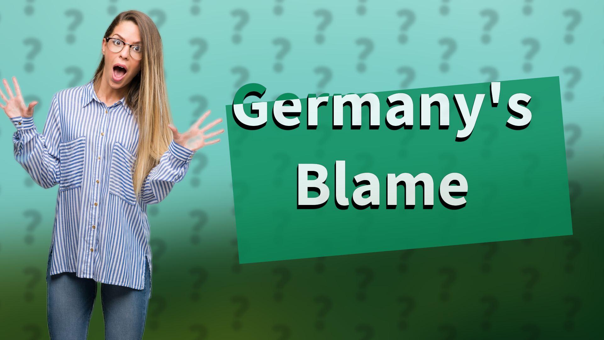 Germany's Blame