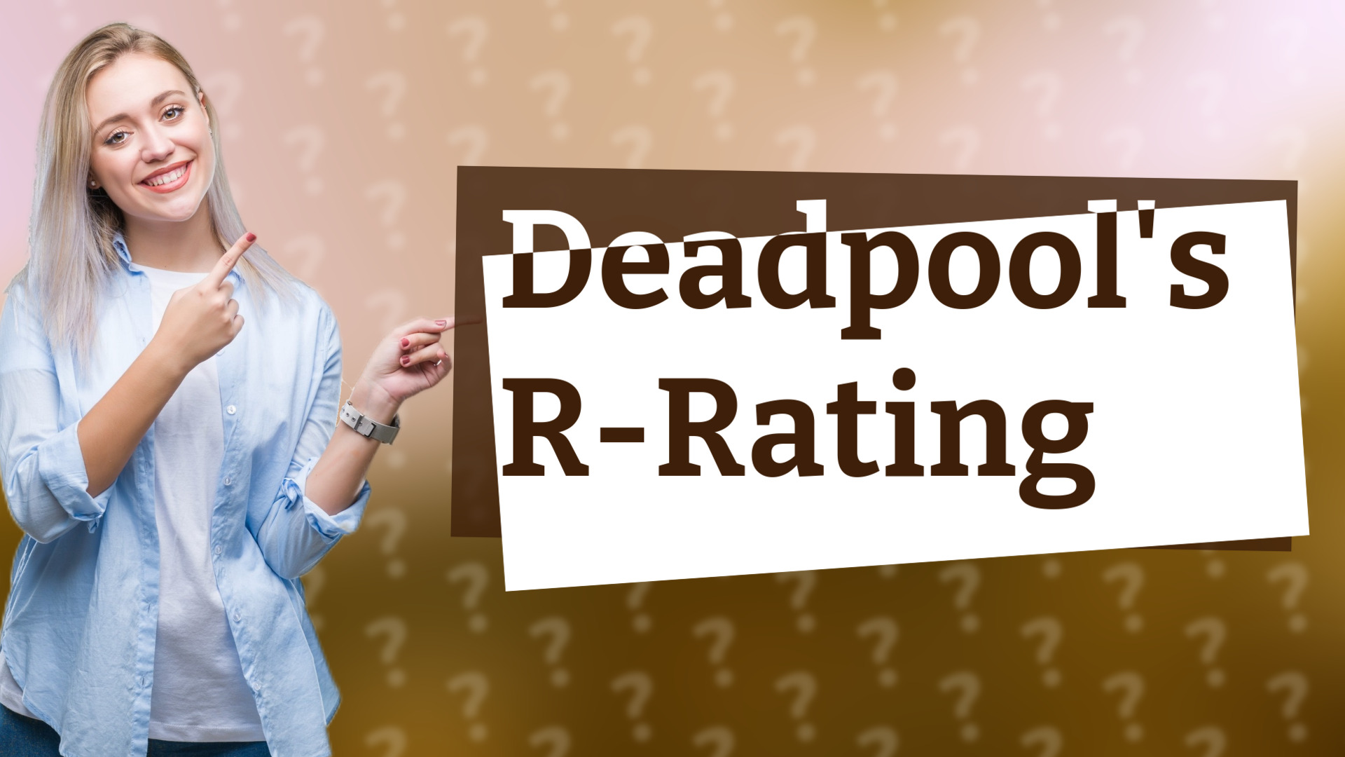 Deadpool's R-Rating