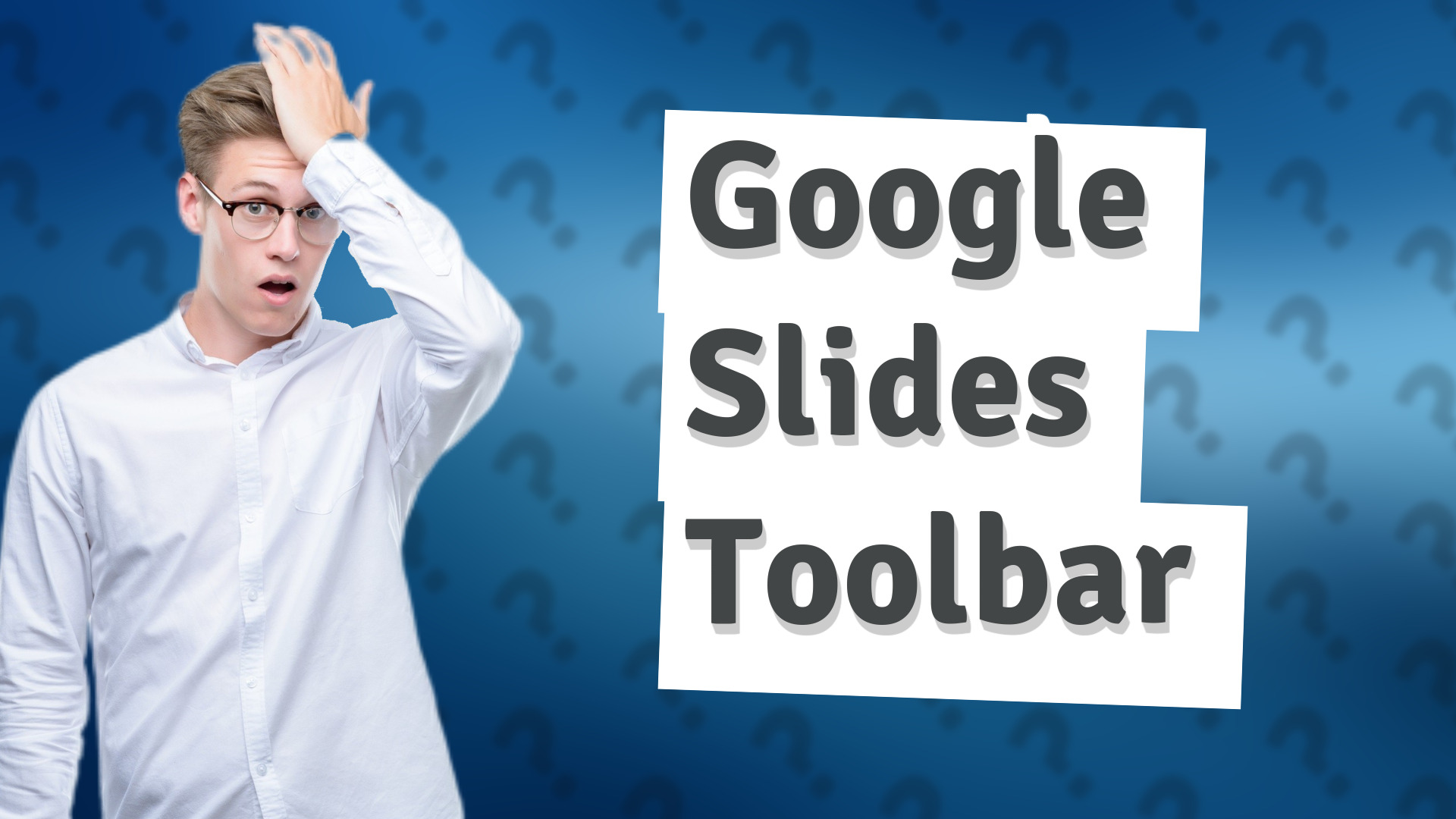 Google Slides Toolbar