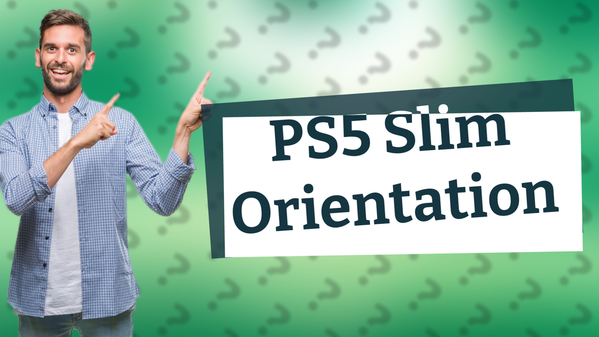 PS5 Slim Orientation