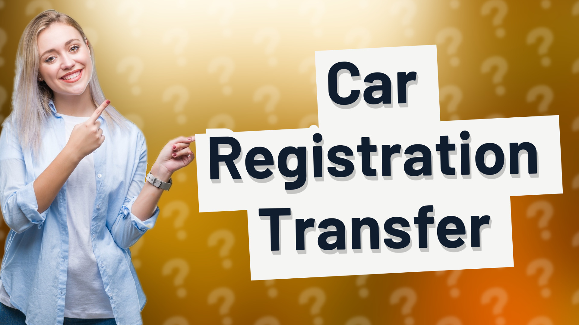 Car Registration Transfer
