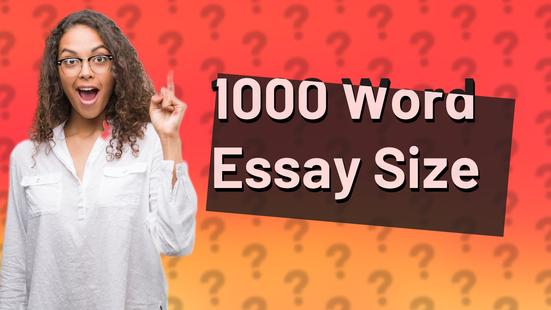 1000 Word Essay Size