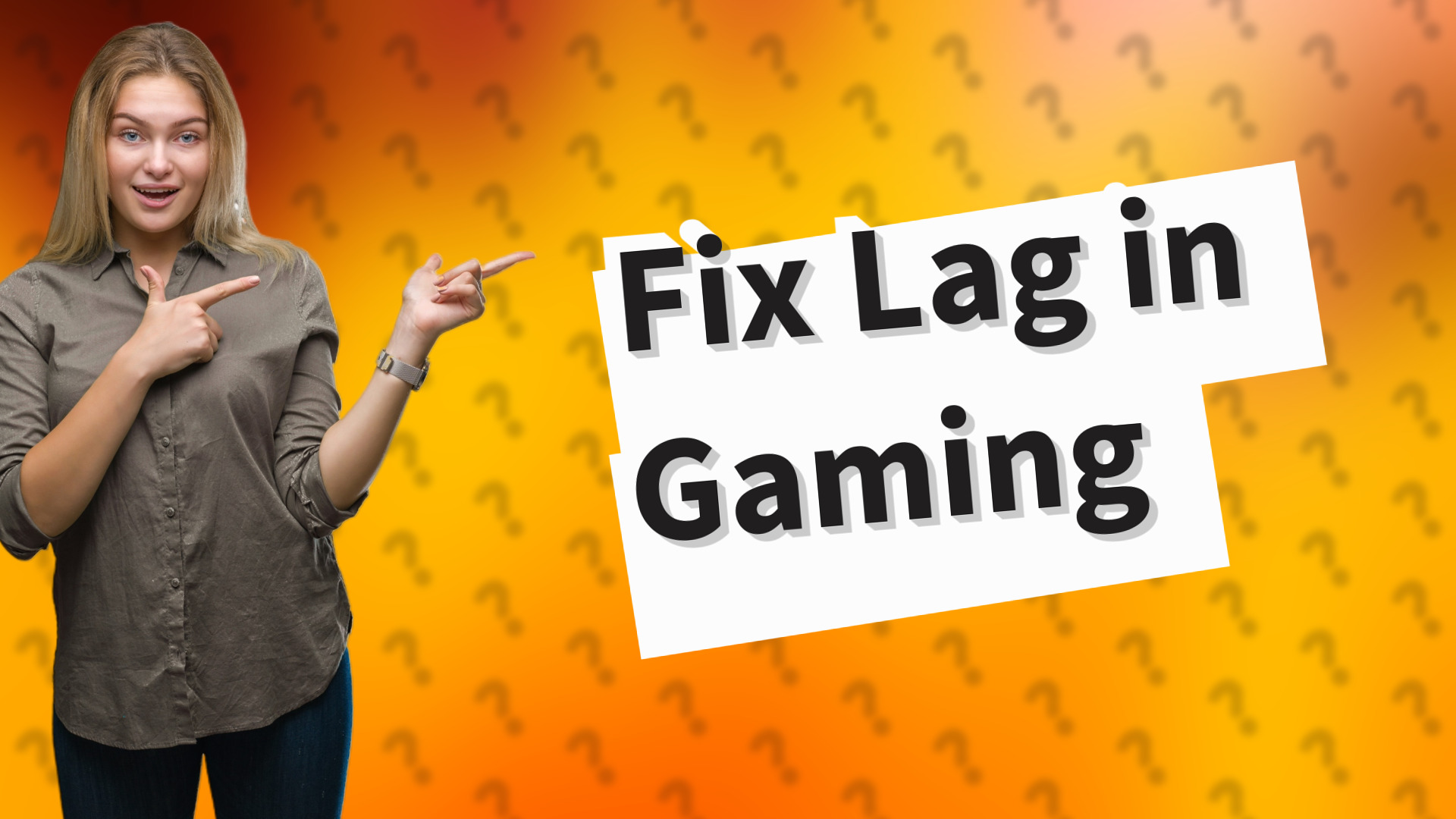Fix Lag in Gaming