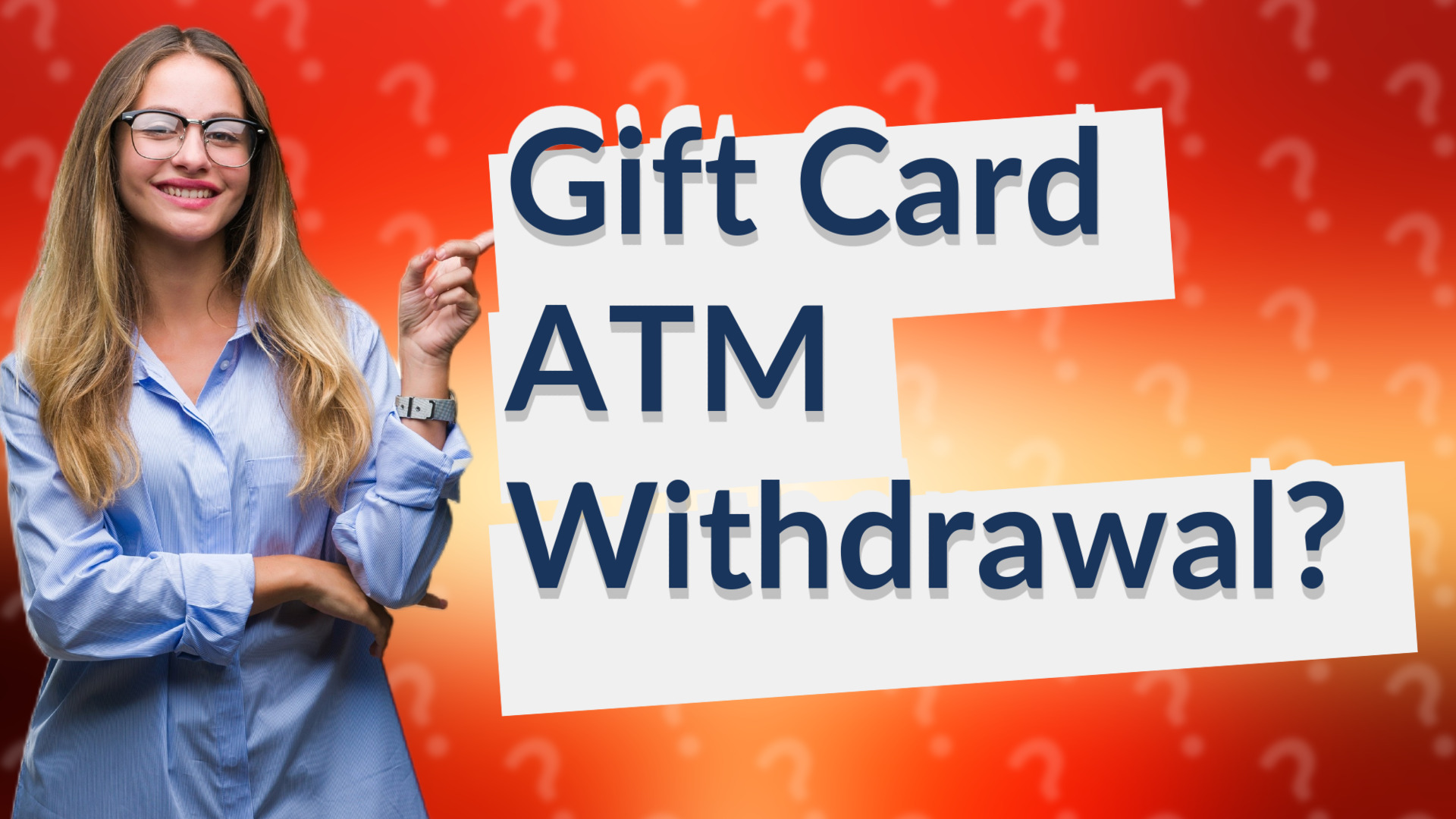 Gift Card ATM Withdrawal?