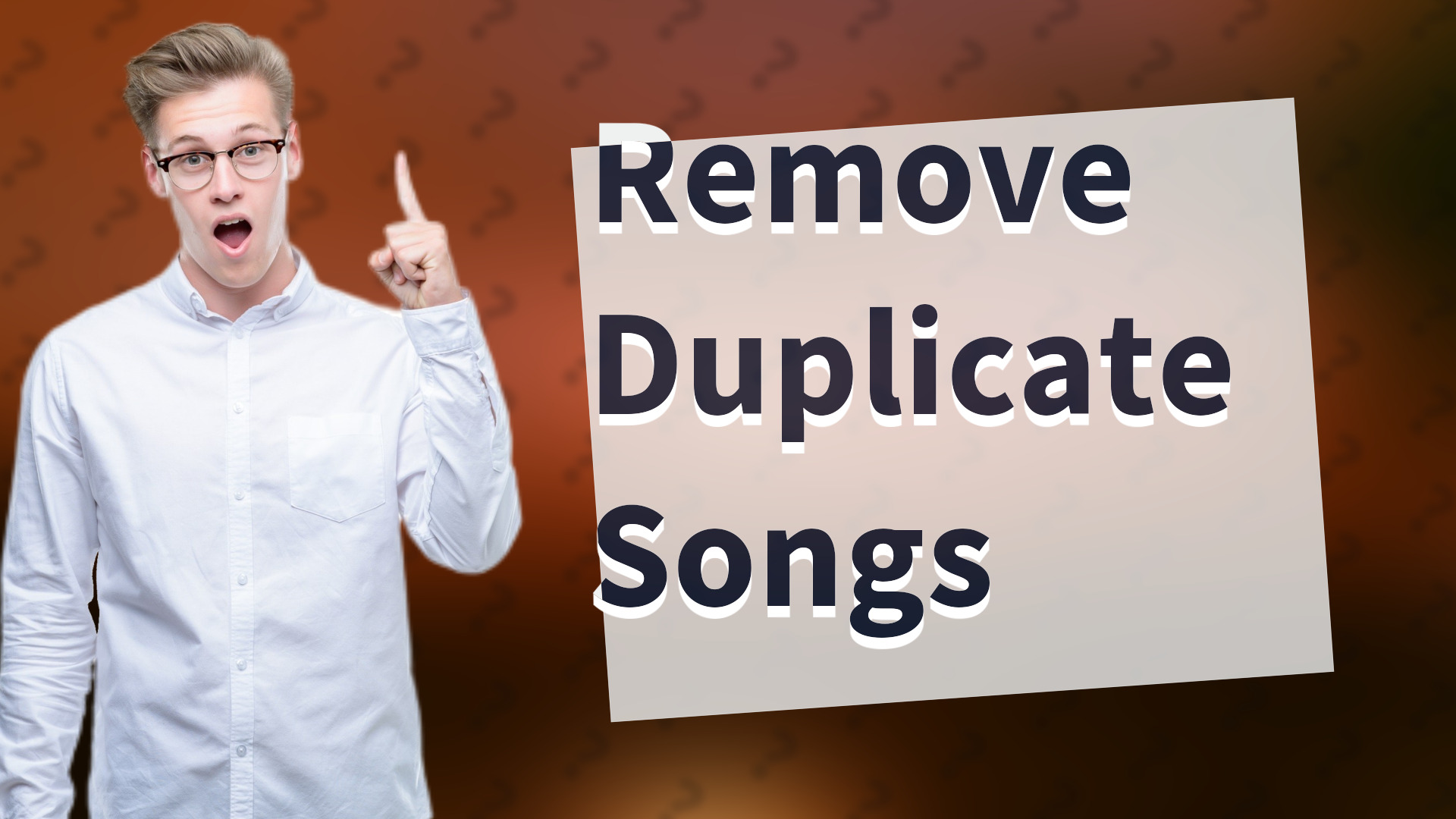 Remove Duplicate Songs