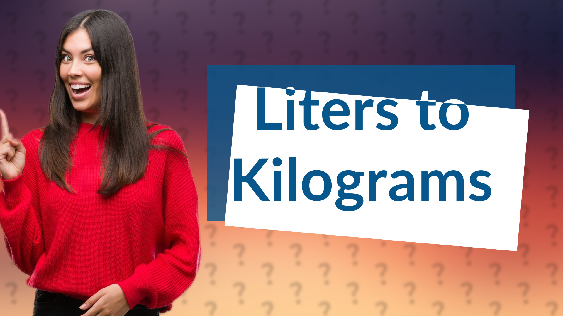 Liters to Kilograms